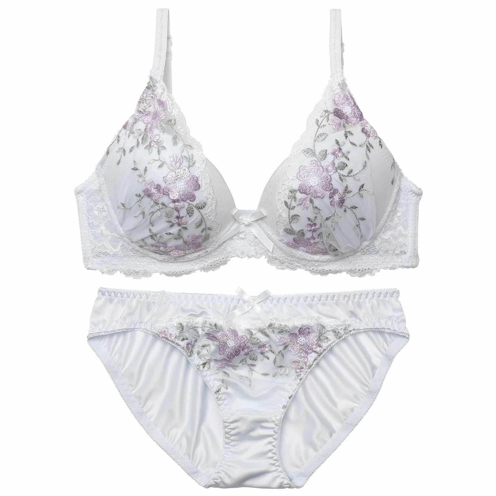 2/16新作!スウィートシアーフルールブラジャー&フルバックショーツ