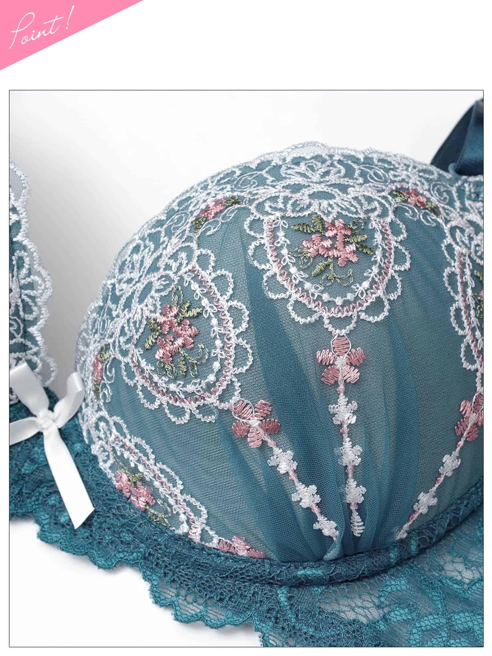 2/25新作!クラシカルフルーレットブラジャー&フルバックショーツ