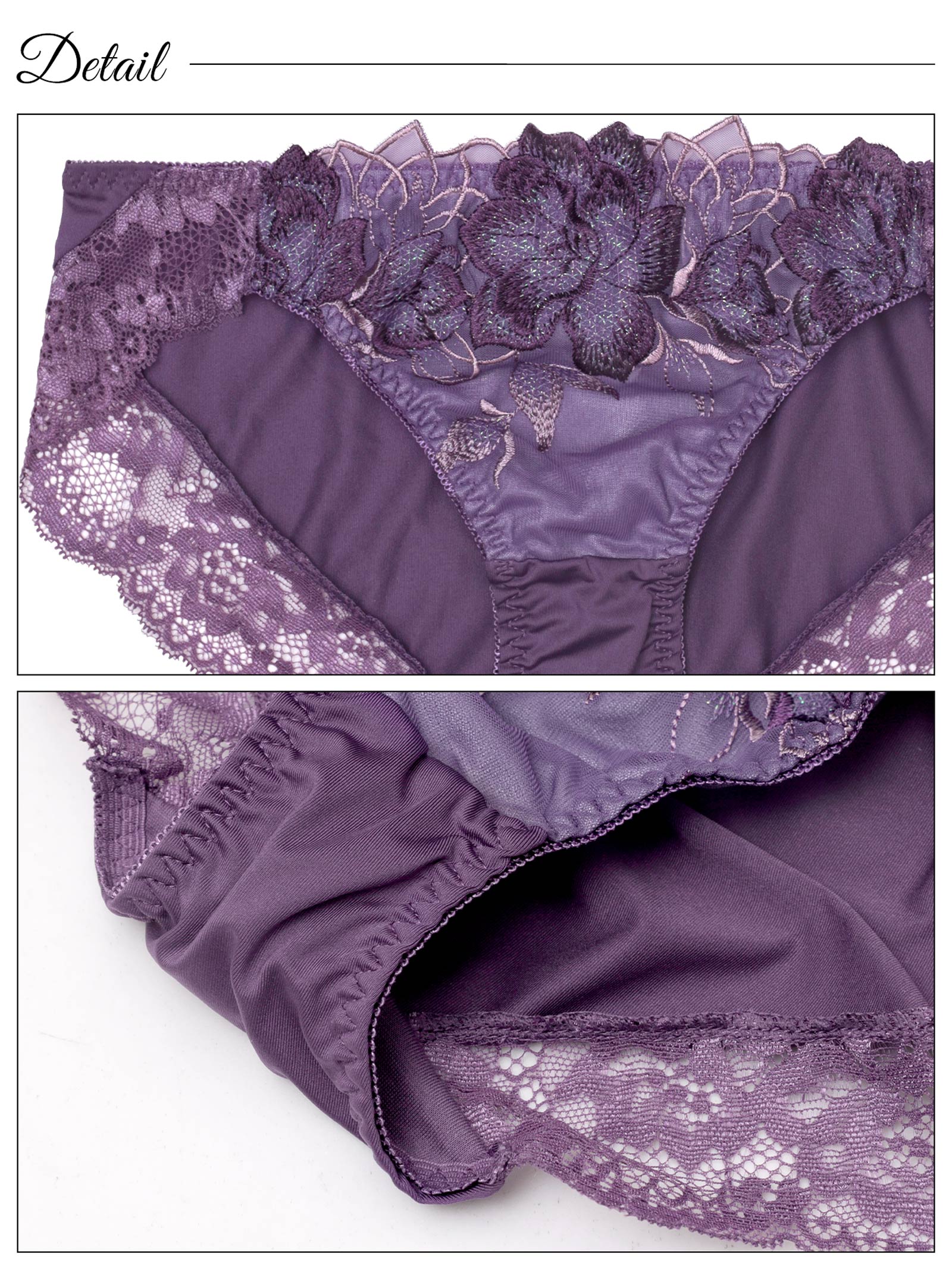 8/29新作!ブリリアントヴェールフラワーブラジャー&フルバックショーツ