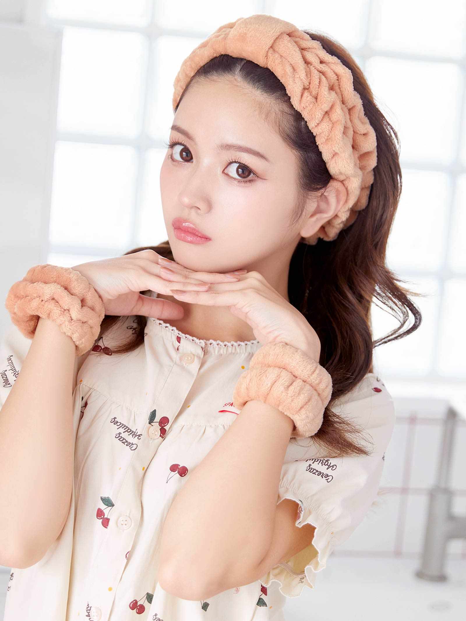 吸水フランネルヘアバンド&リストバンド