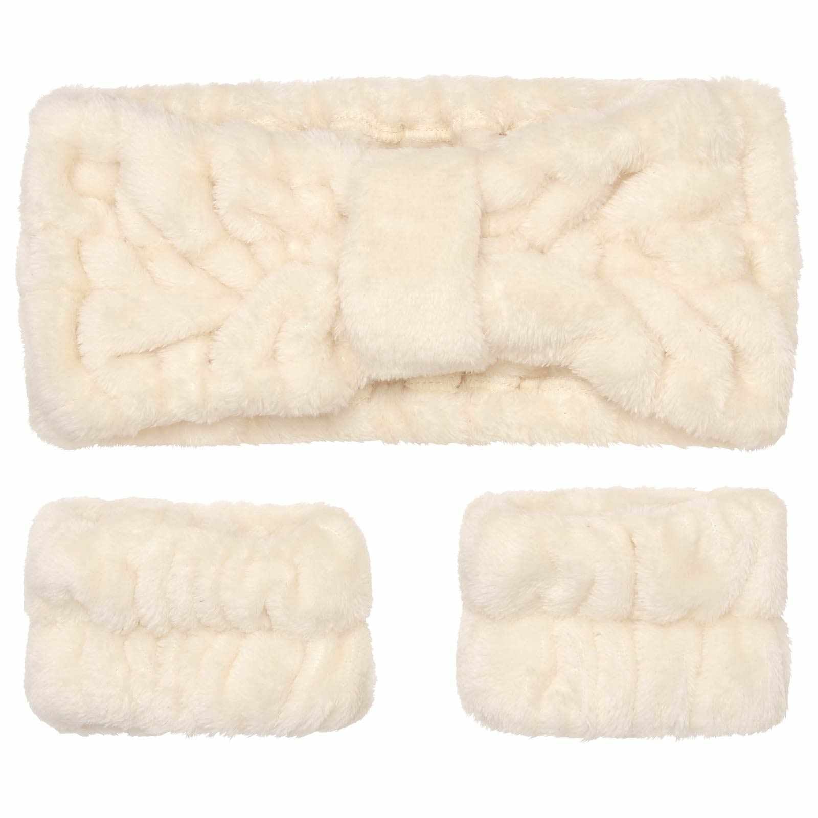 吸水フランネルヘアバンド&リストバンド