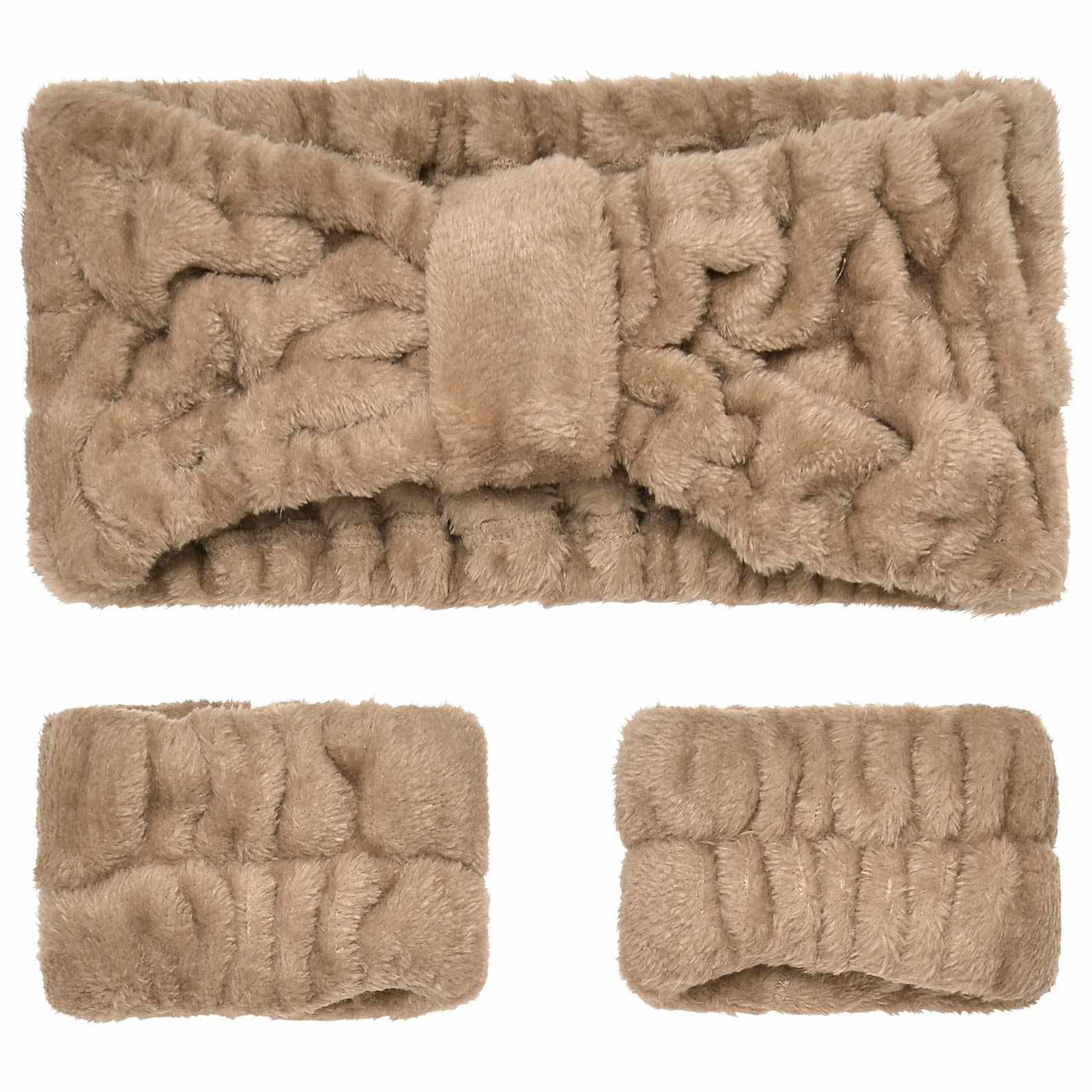 吸水フランネルヘアバンド&リストバンド