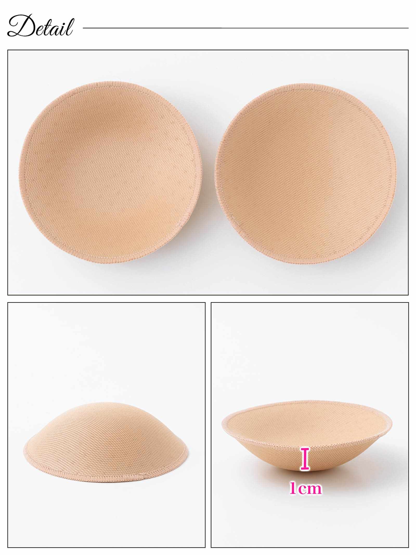 8/6新作!エアースルーフルカップブラジャーパッド単品