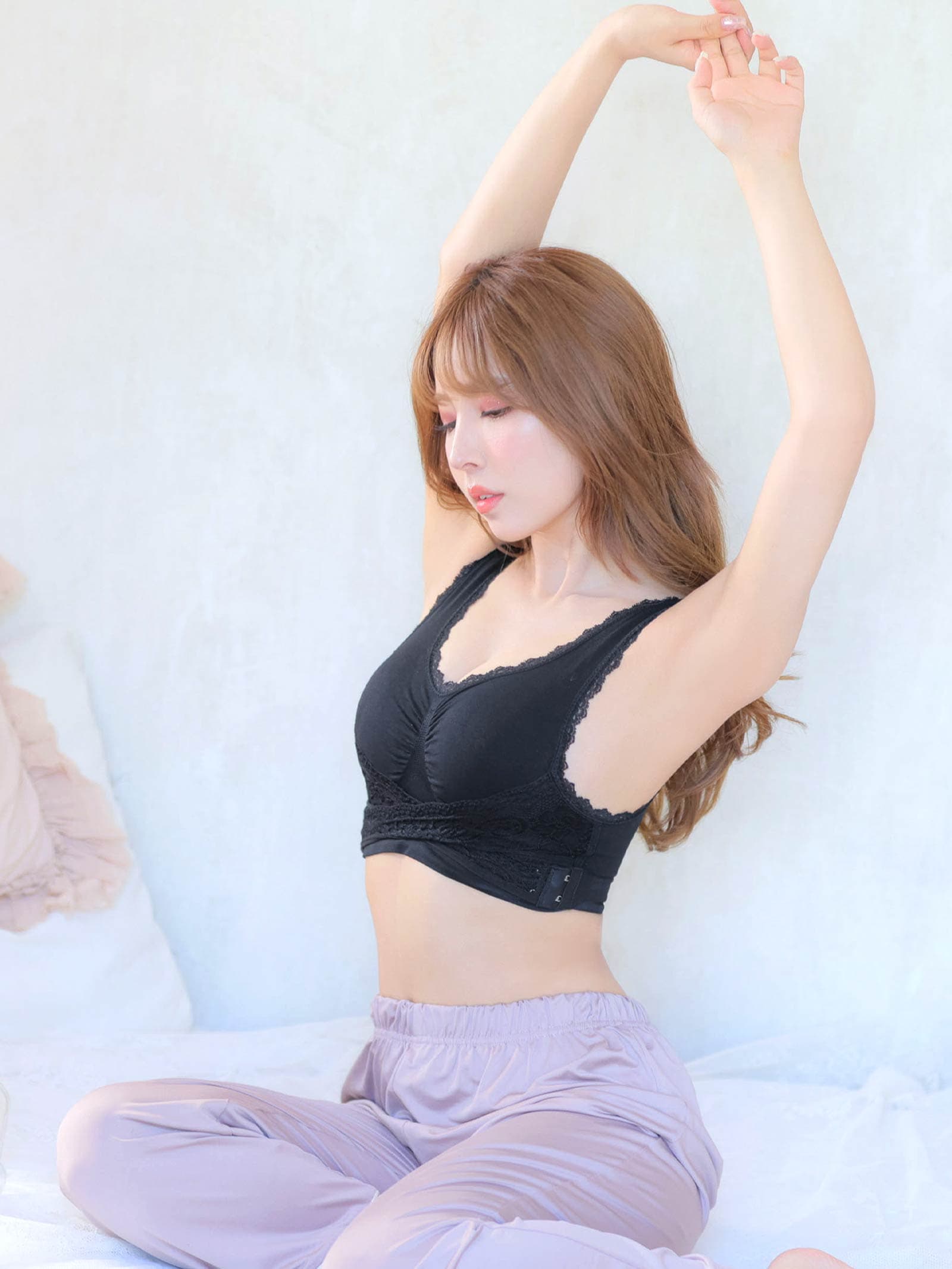 1/15再販!クロスストラップベルト付きナイトブラジャー単品 - 【公式】247Lingerie