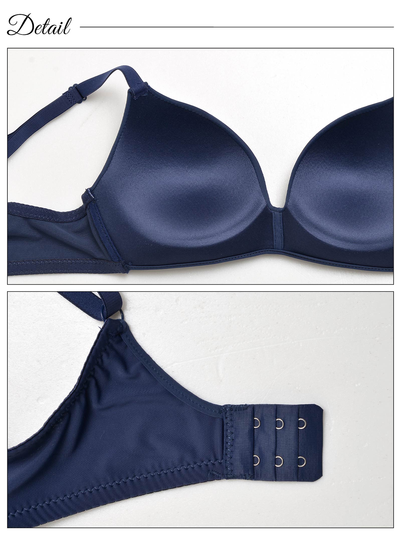 【三上悠亜ちゃん着用】【ノンワイヤー】シンプルデザインシームレスブラジャー単品