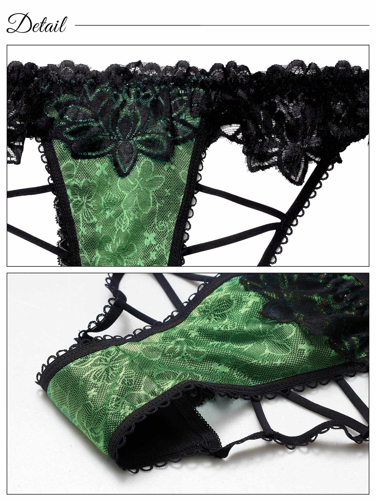 11/24新作!バックストリングレーシィフラワーフルバックショーツ単品
