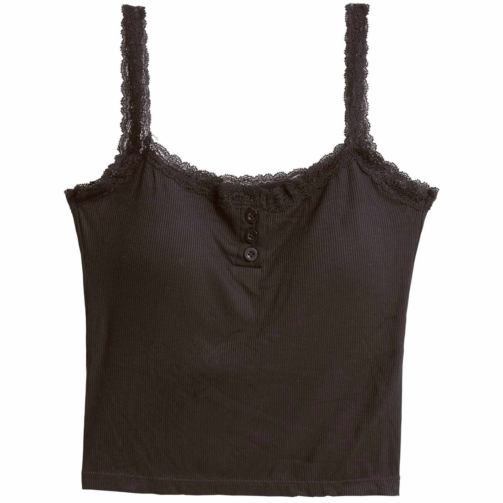 11/26新作!フロントボタンレースカップ付きキャミソール