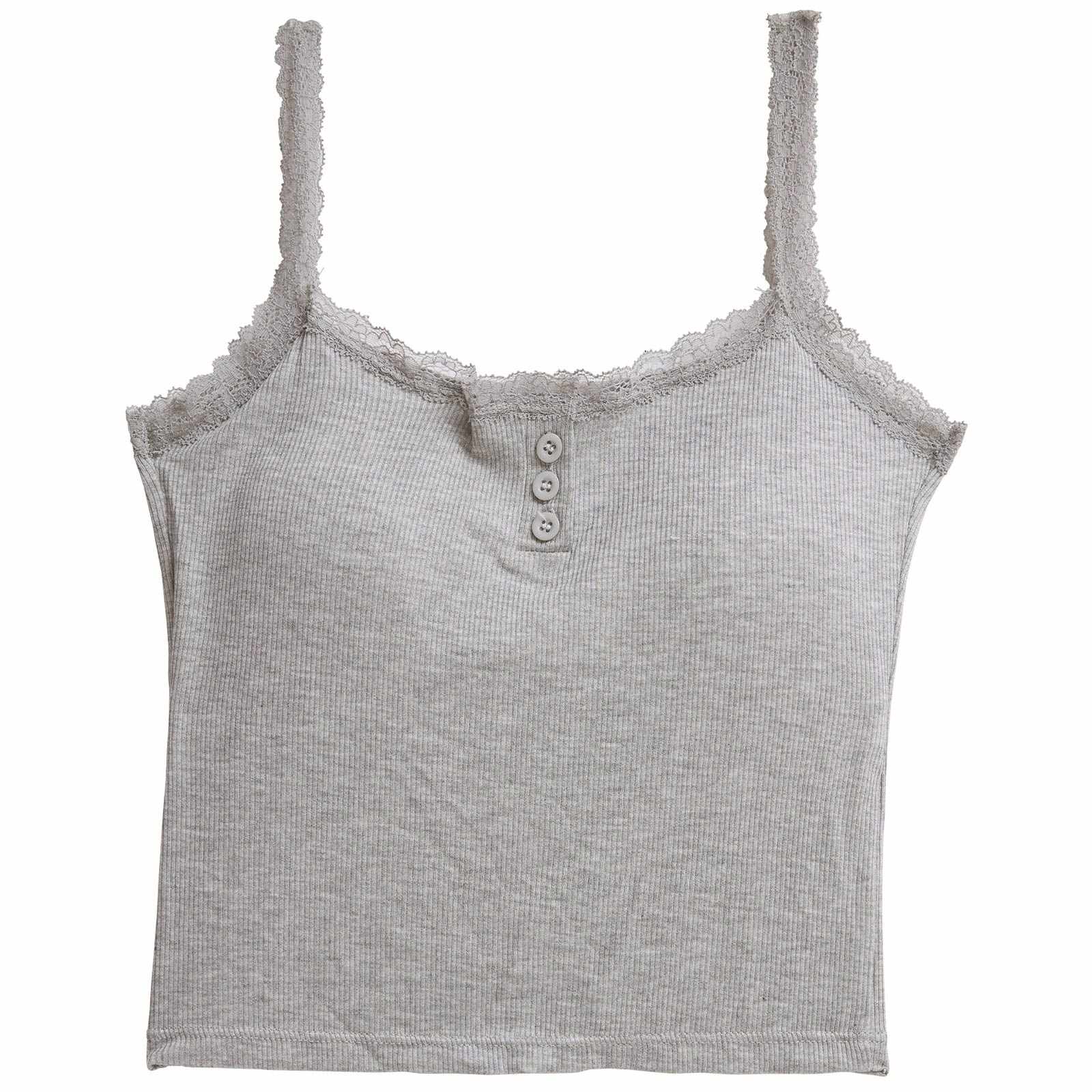 11/26新作!フロントボタンレースカップ付きキャミソール