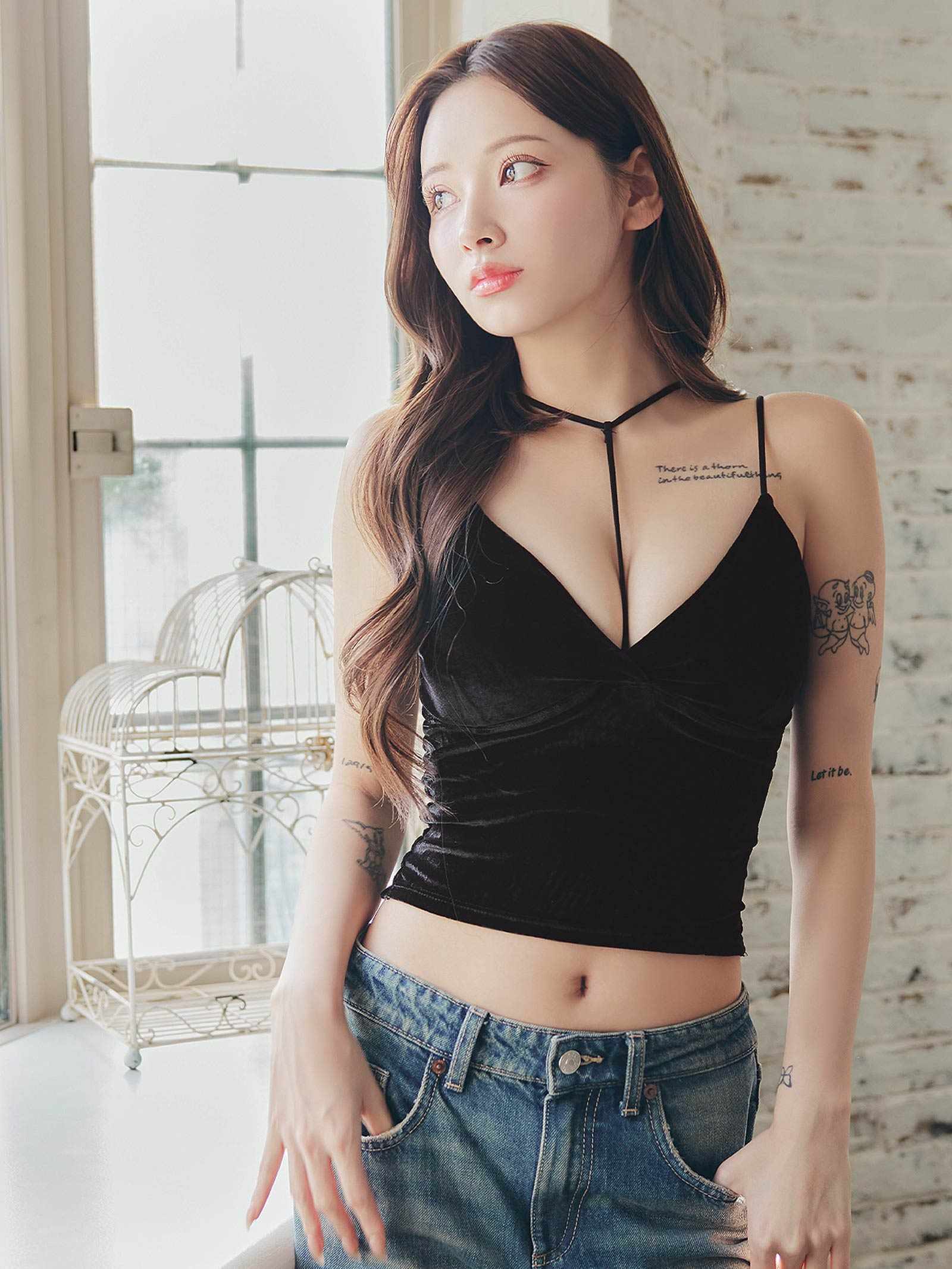 11/28新作!コードデザインベロアキャミソール