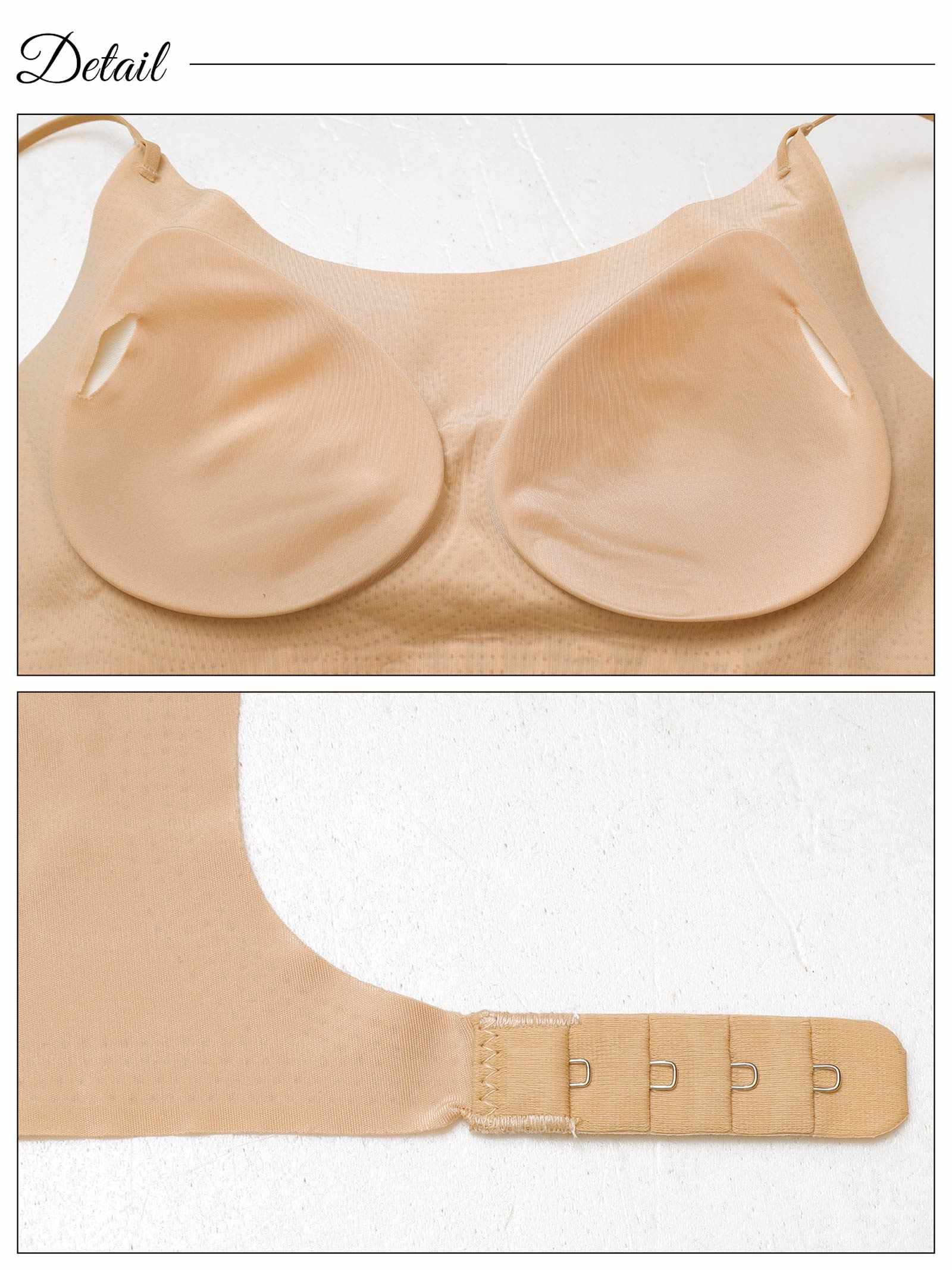 12/17新作!シンプルバックレスブラジャー単品