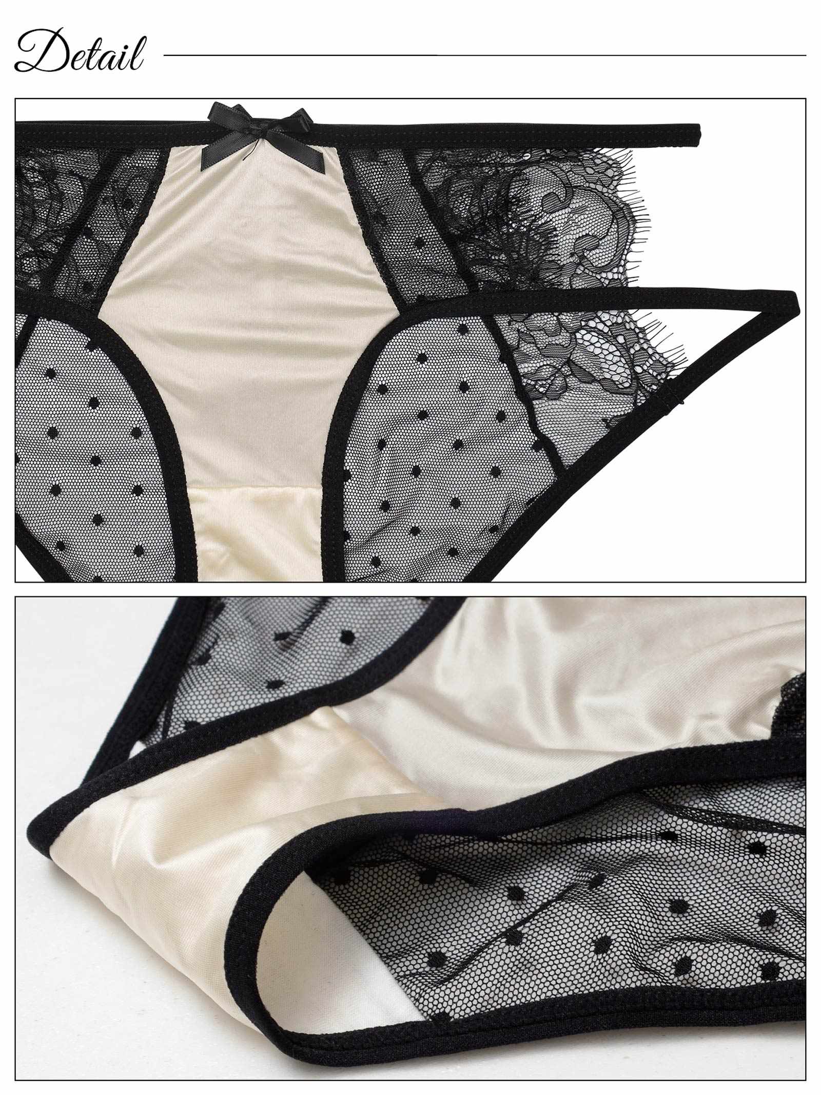 1/19新作!ドットレースカットアウトフルバックショーツ単品
