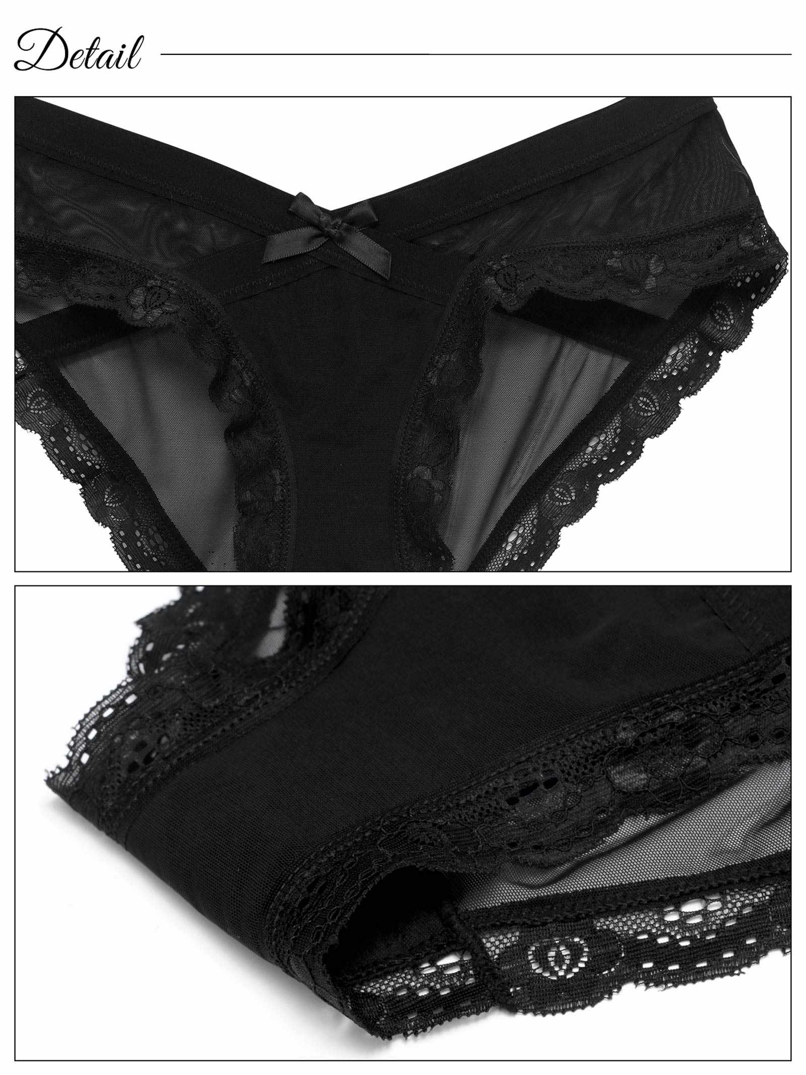 12/26新作!クロスシアーレースフルバックショーツ単品
