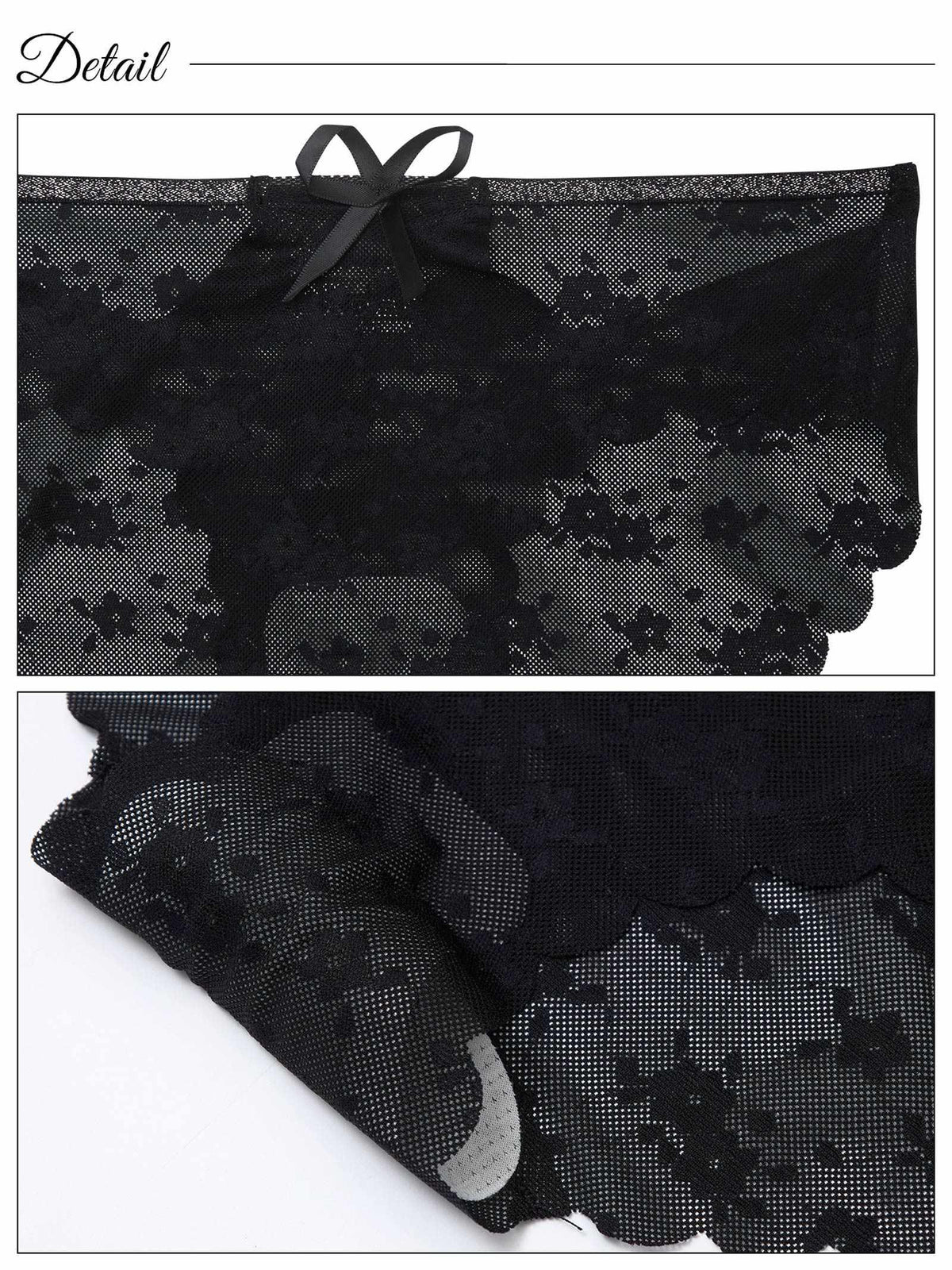 2/9新作!スカラップフラワーコードフルバックショーツ単品