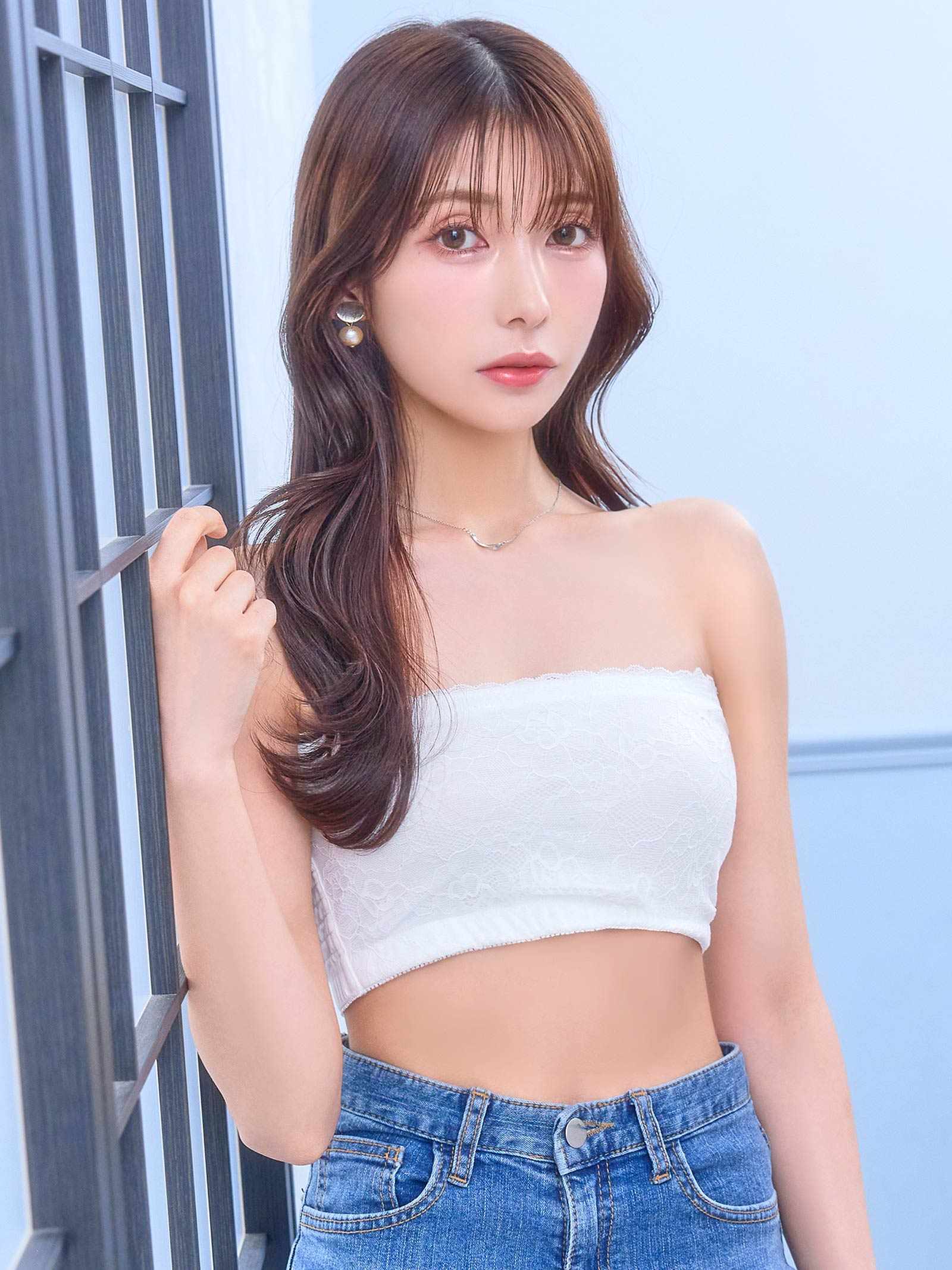 フェミニンレースチューブブラジャー単品