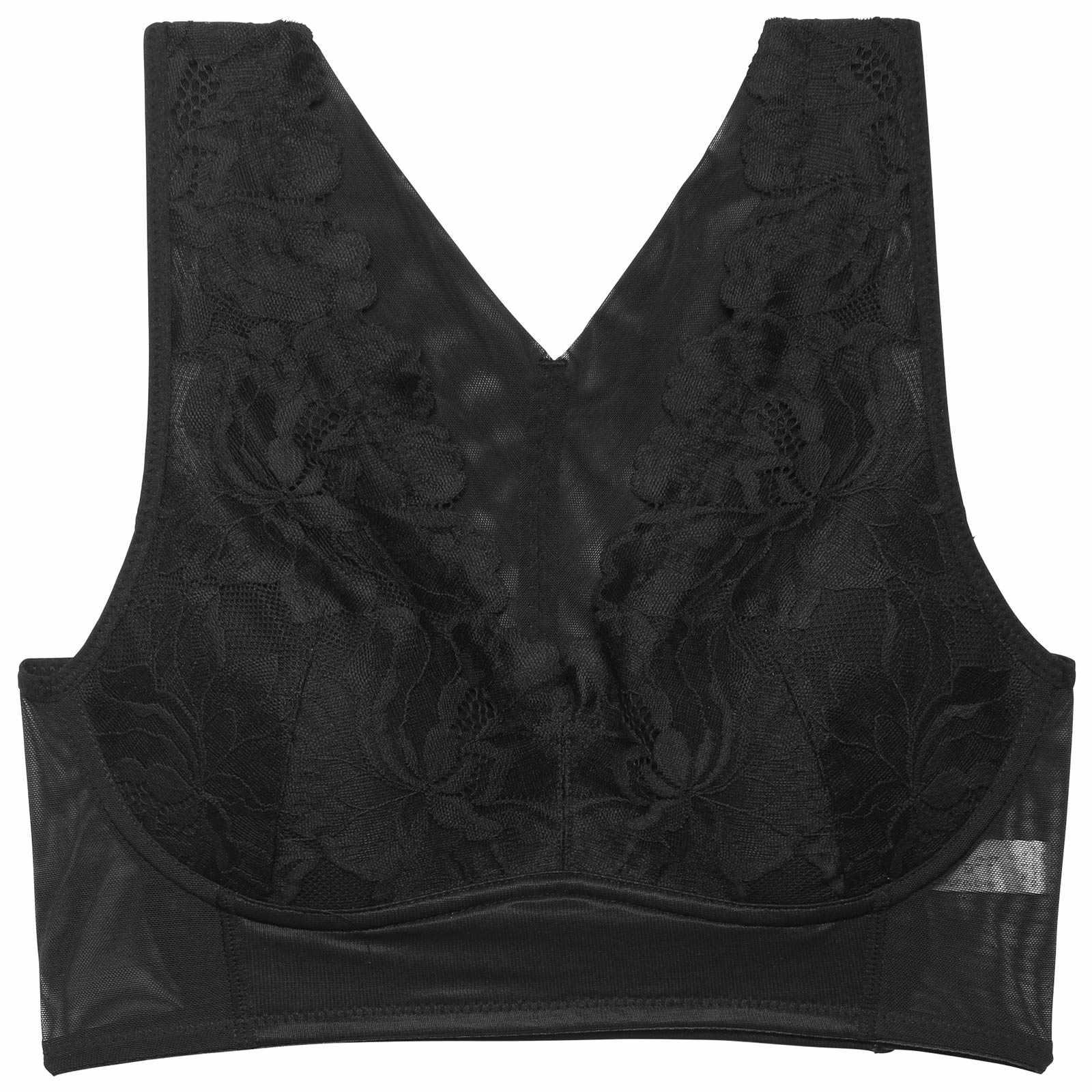 ラグジュアリーフラワー背筋サポートハーフトップブラジャー単品 - 【公式】247Lingerie