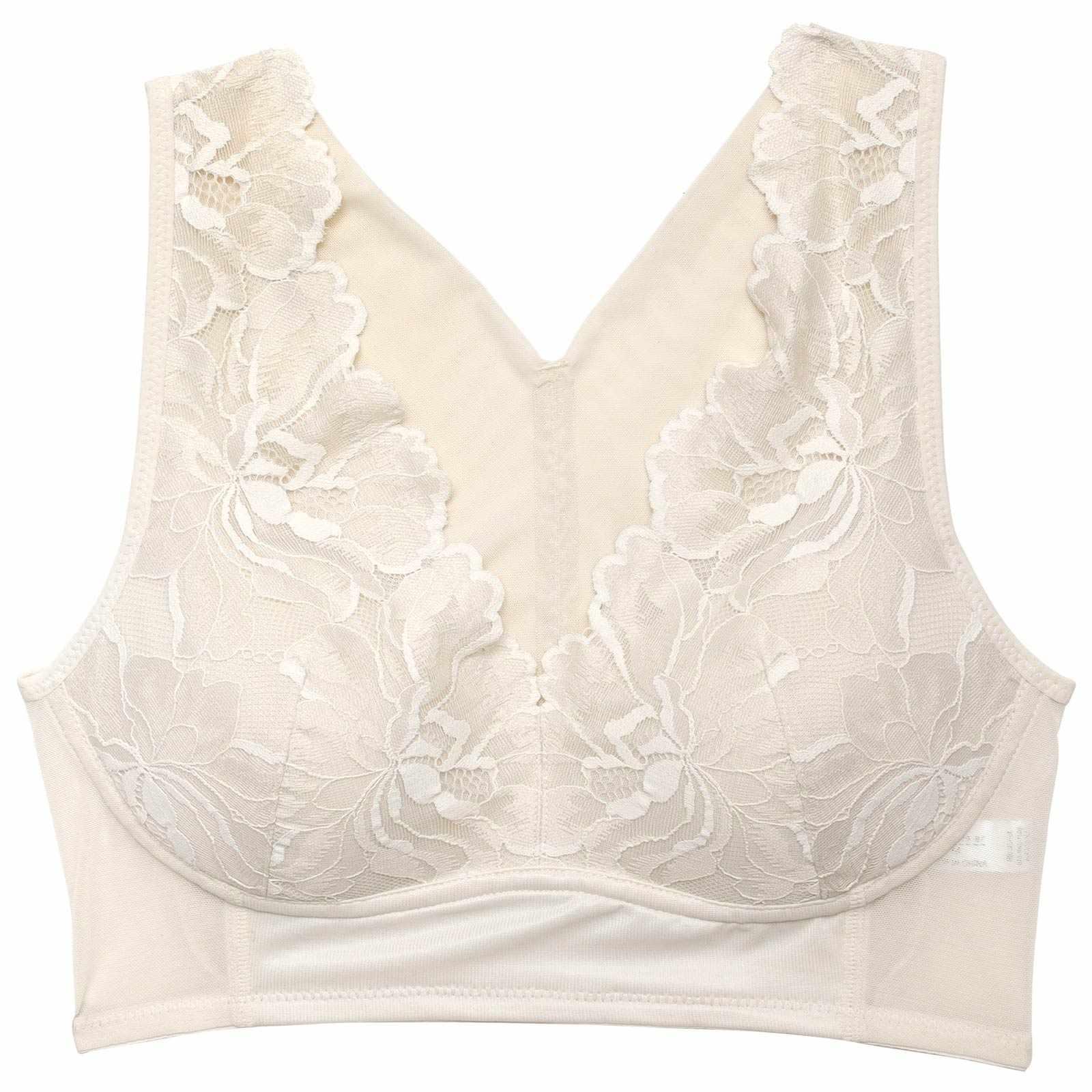 ラグジュアリーフラワー背筋サポートハーフトップブラジャー単品 - 【公式】247Lingerie