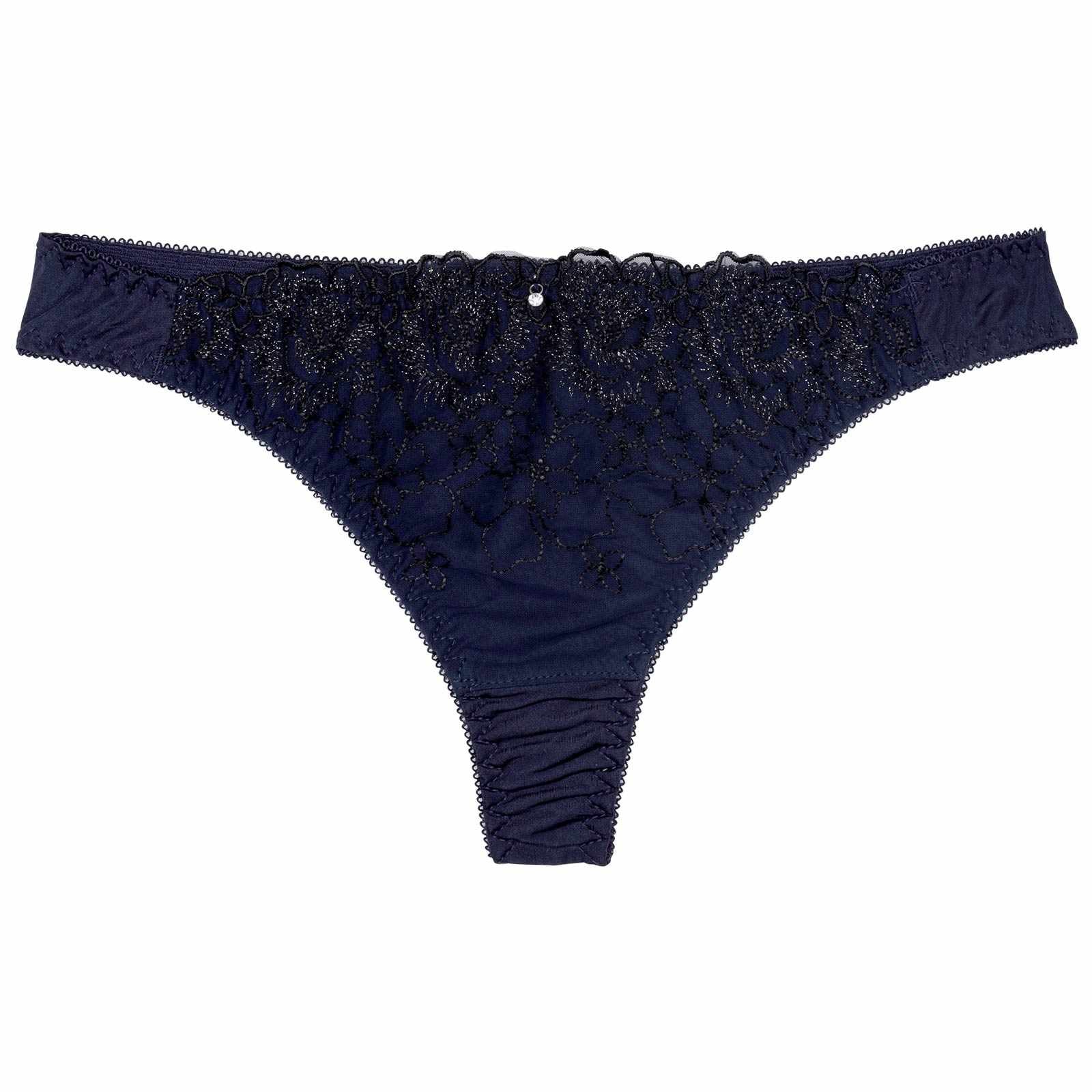 シャイニーダークフラワーTバックショーツ単品