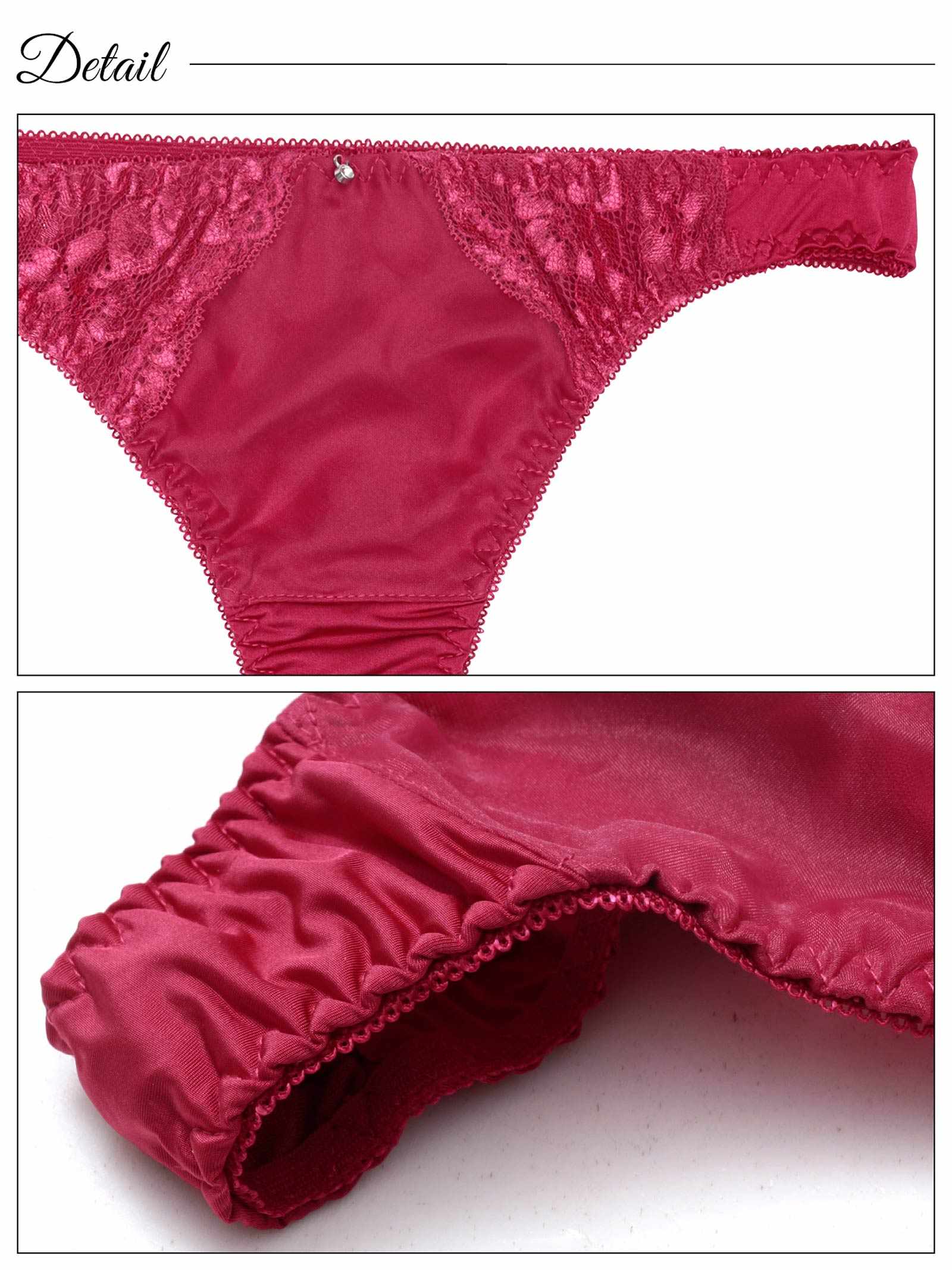 8/18新作!シックサテンレースTバックショーツ単品