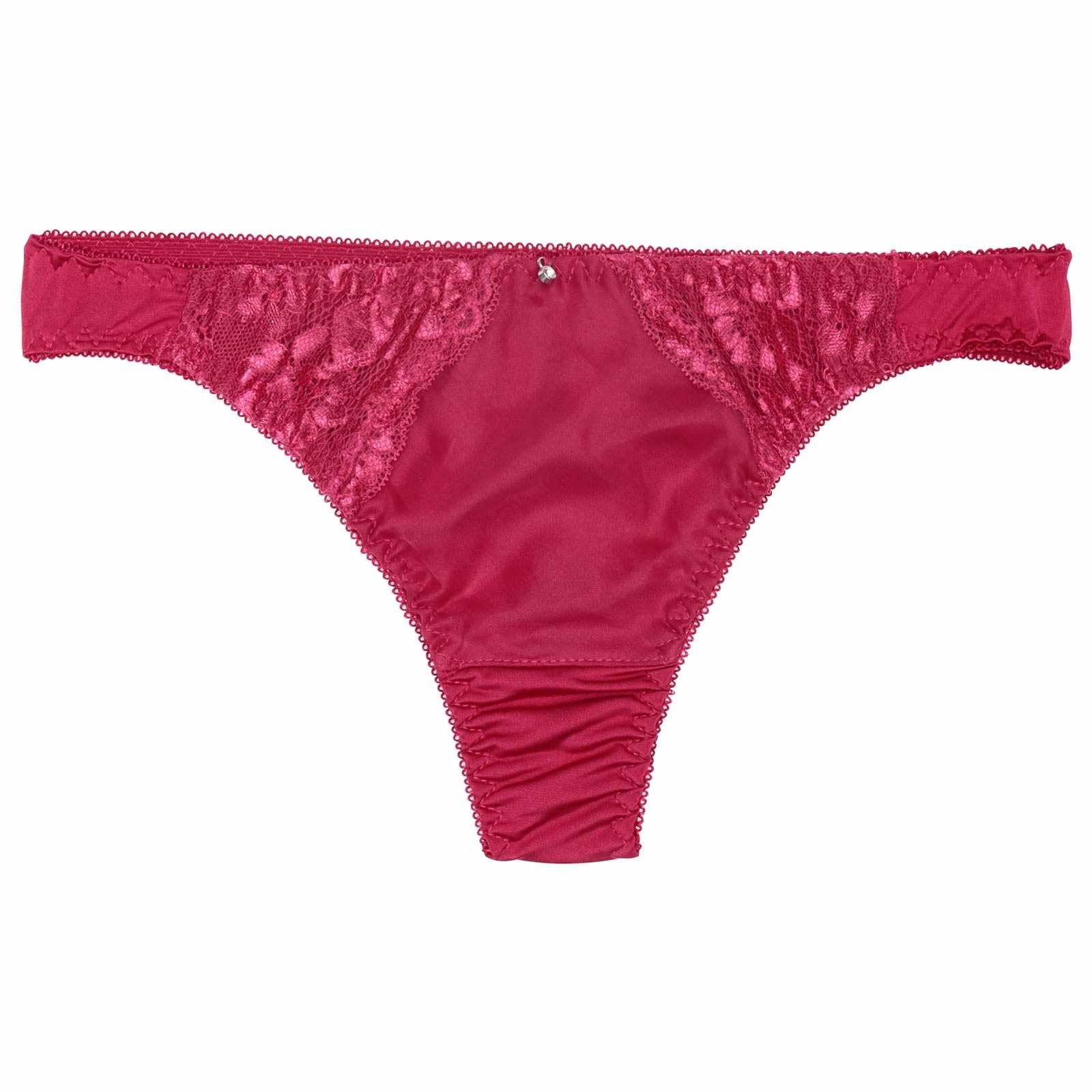 シックサテンレースTバックショーツ単品