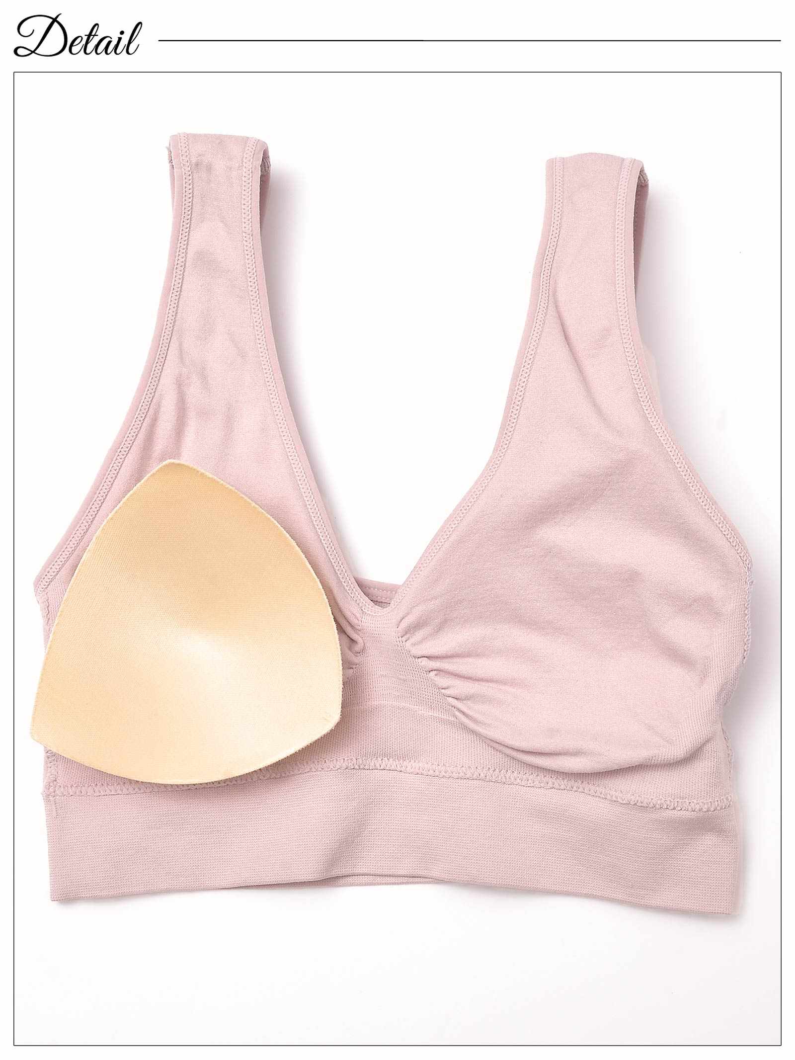 【ノンワイヤー】リラックスハーフトップブラジャー