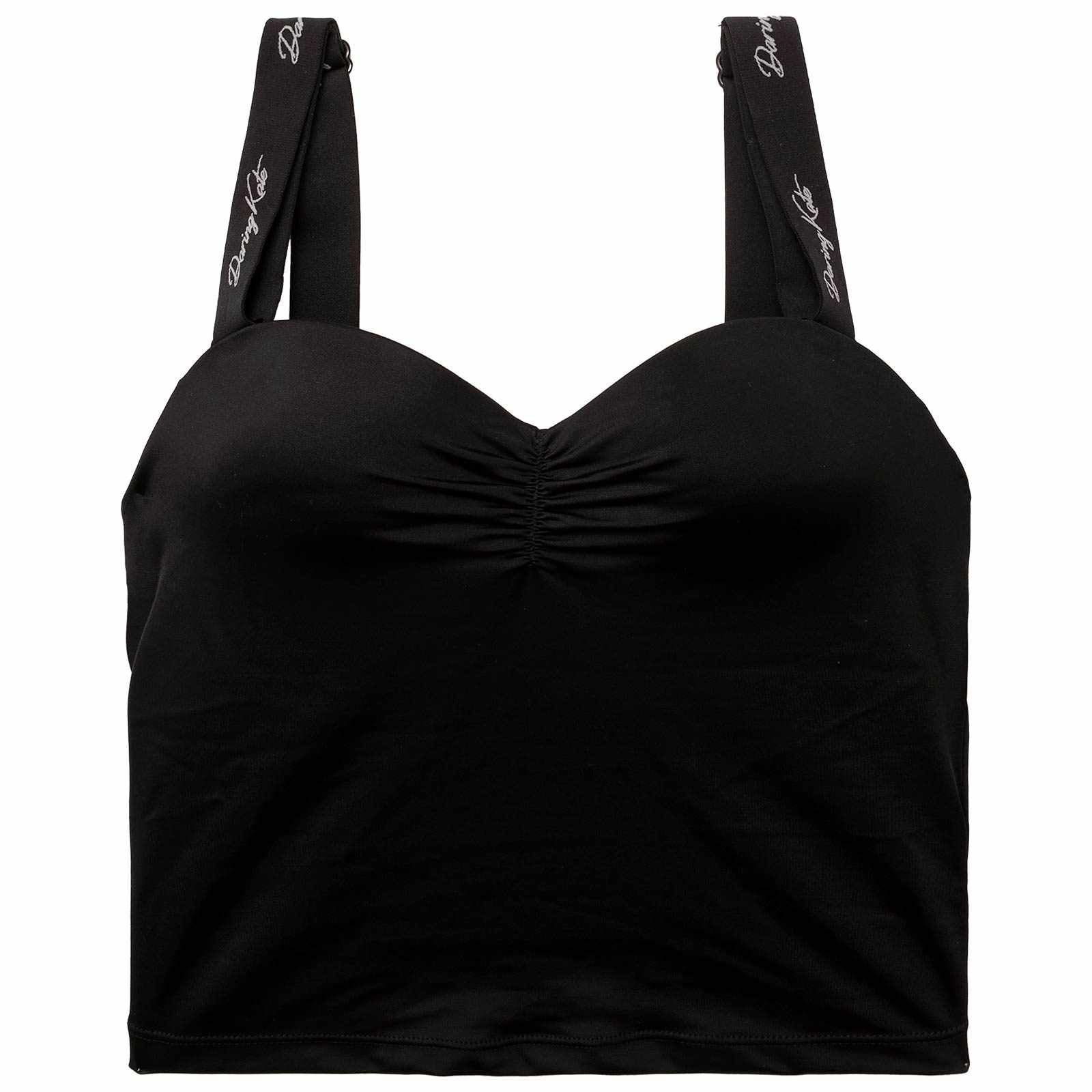 ギャザーロゴストラップカップ付きキャミソール