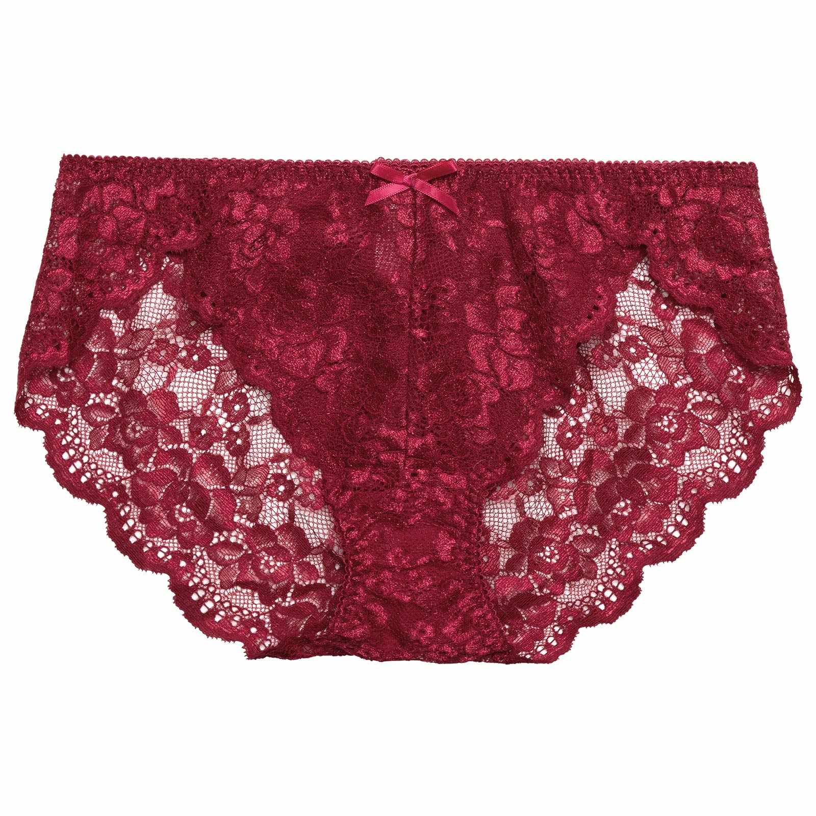 11/27再販!カシュクールスカラップレースバック透けフルバックショーツ単品