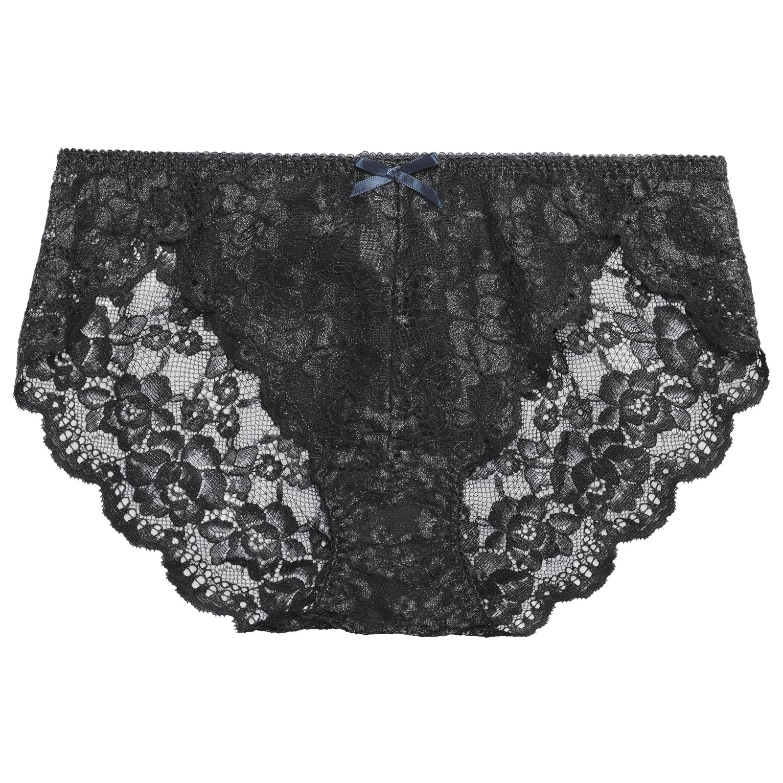 11/27再販!カシュクールスカラップレースバック透けフルバックショーツ単品