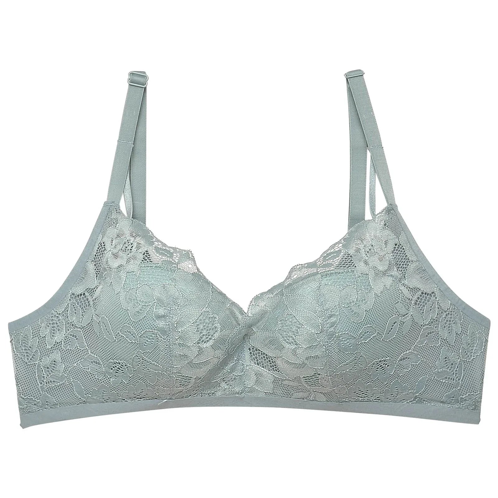 【ノンワイヤー】カシュクールシアーレース育乳脇高ブラジャー単品 - 【公式】247Lingerie