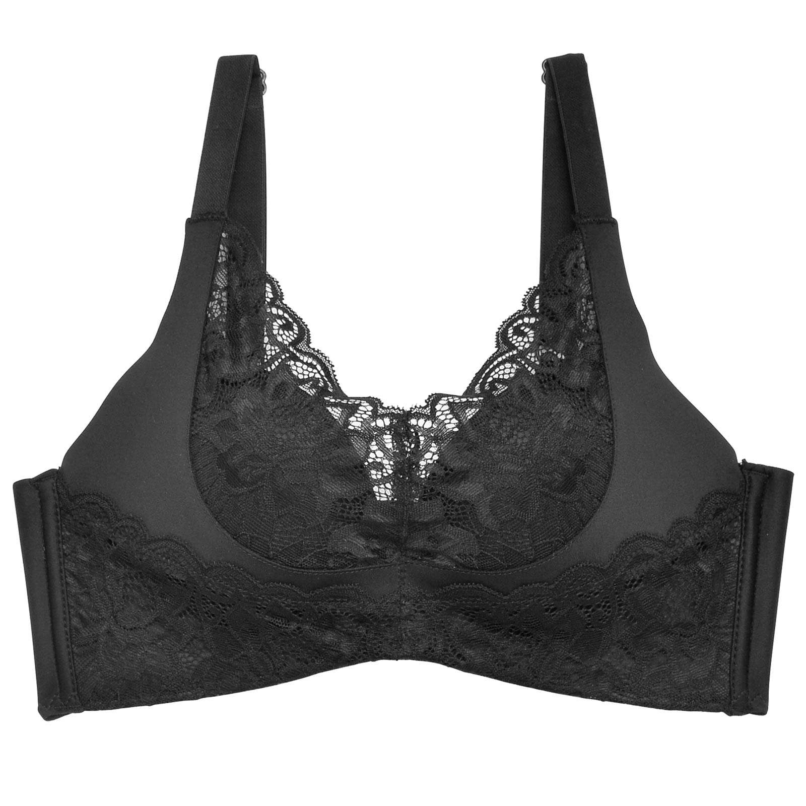 【ノンワイヤー】ブルーミングレース育乳脇高ブラジャー単品