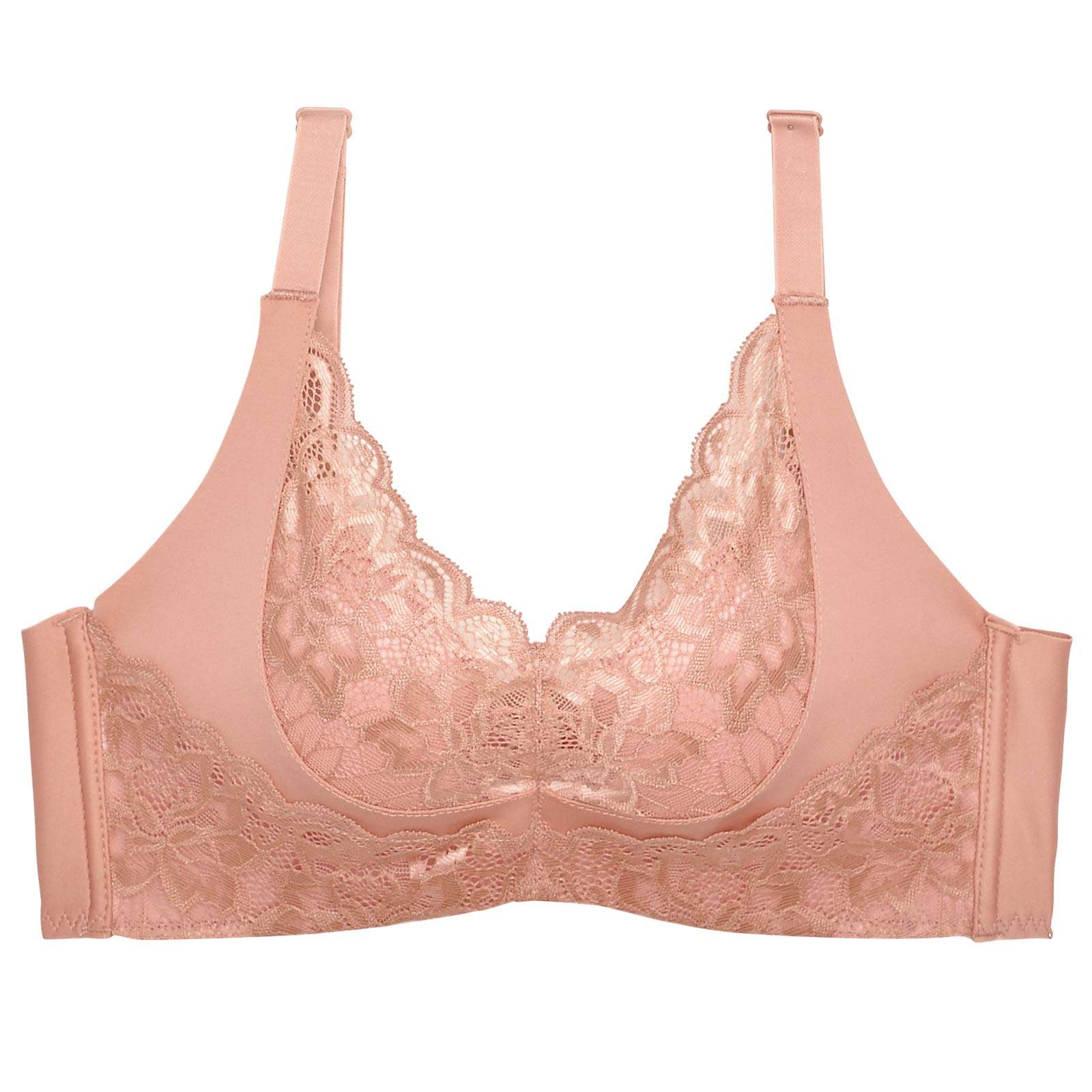 【ノンワイヤー】ブルーミングレース育乳脇高ブラジャー単品