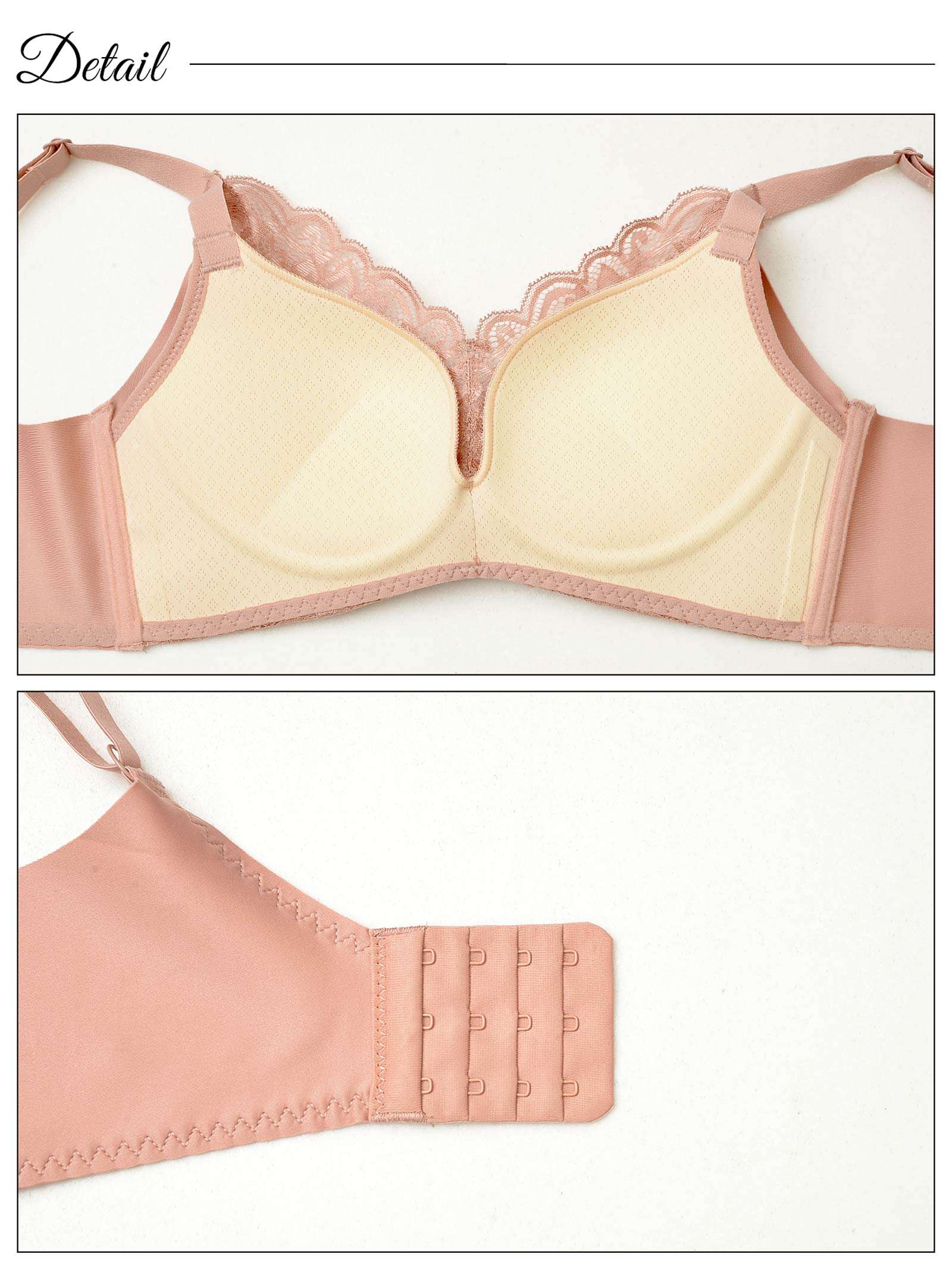 9/9新作!【ノンワイヤー】ブルーミングレース育乳脇高ブラジャー単品