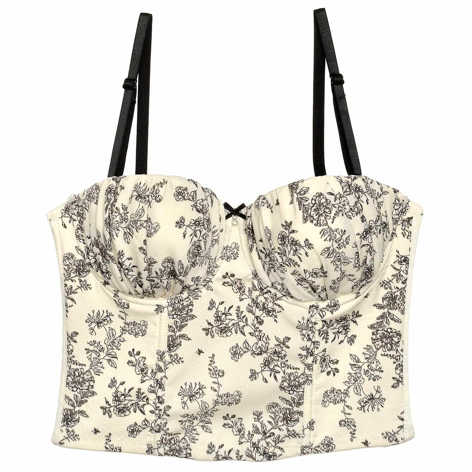 シックプティフルールビスチェ