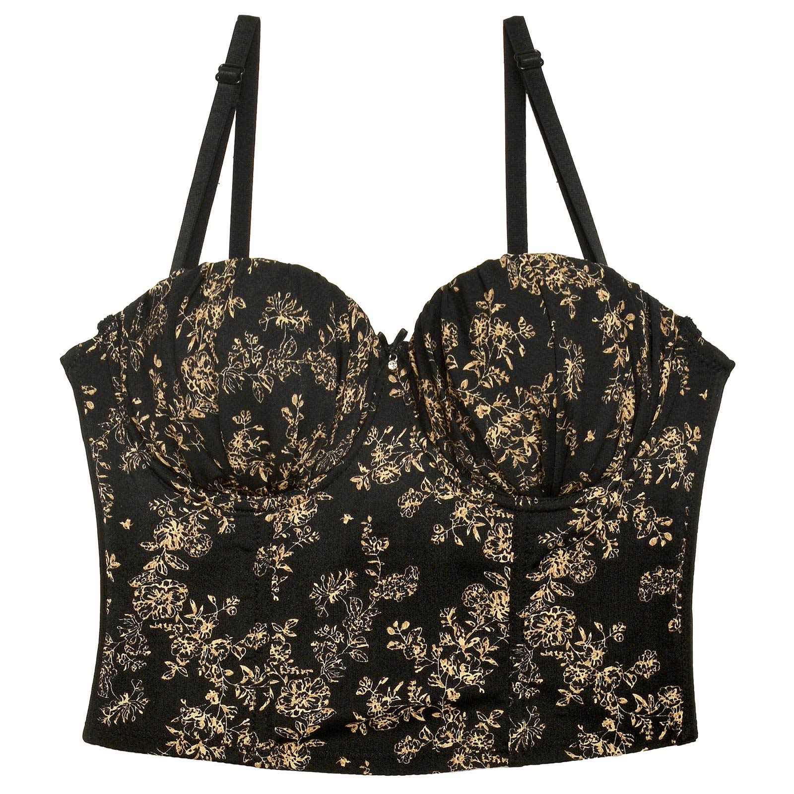 シックプティフルールビスチェ