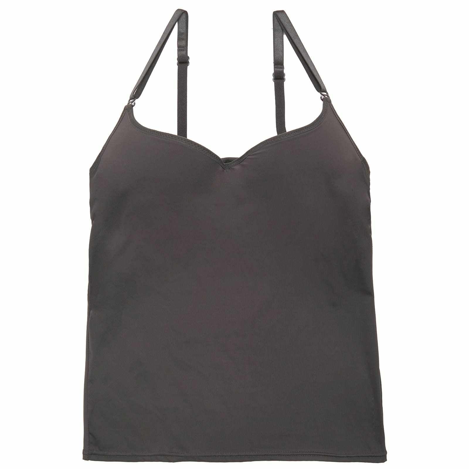 ワンカラーカップ付きキャミソール