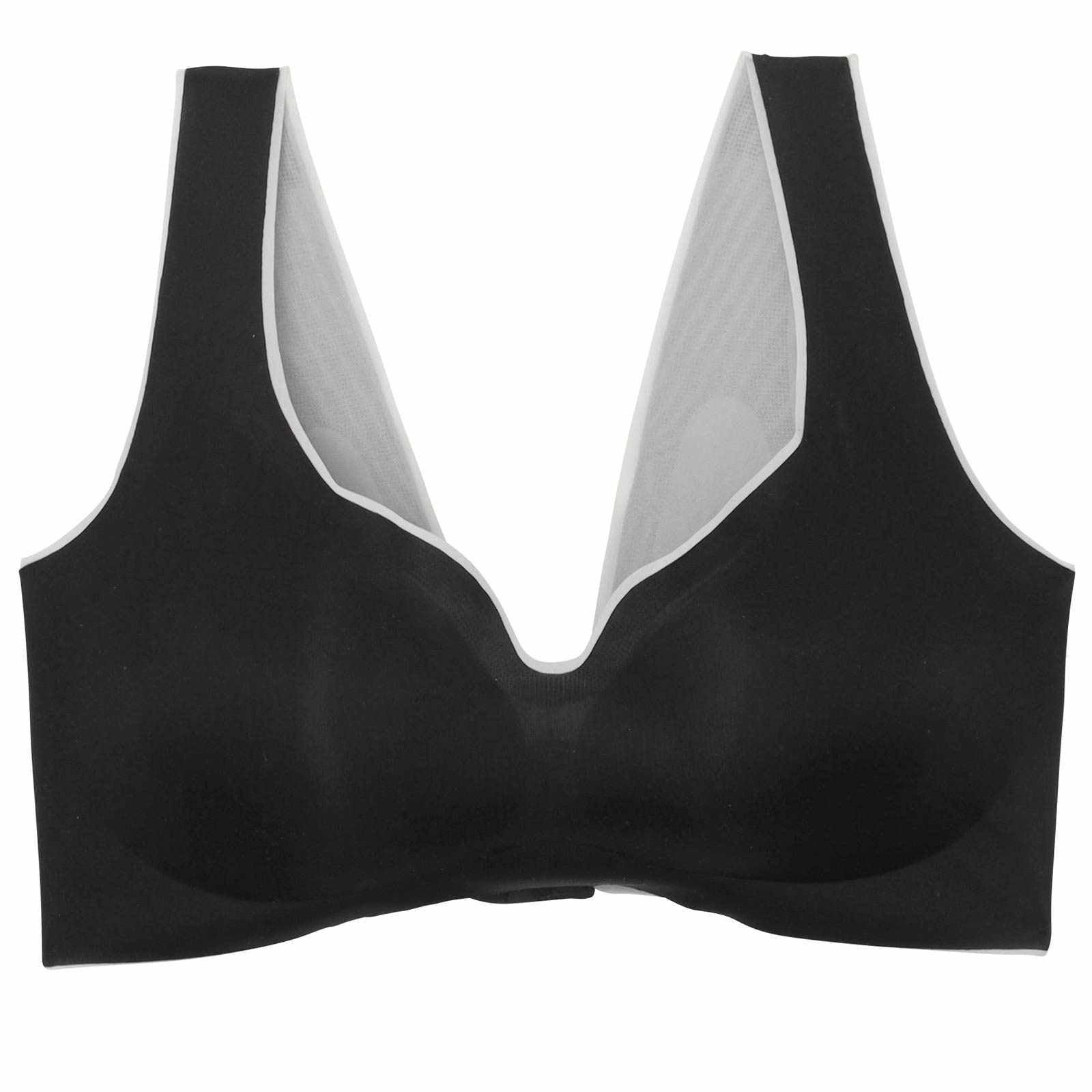 バイカラーシームレスブラジャー単品