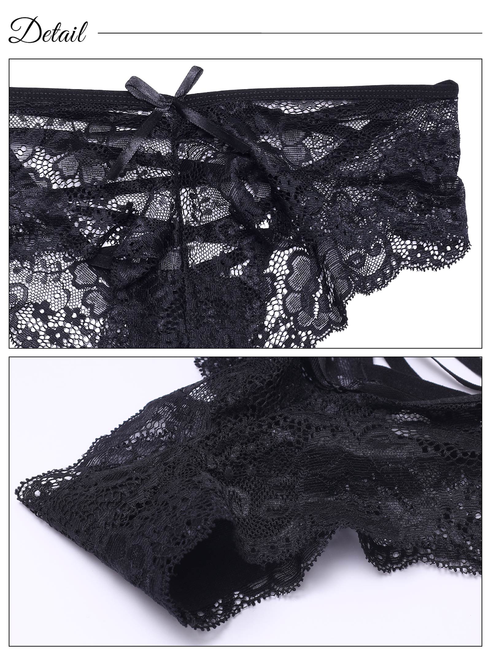 4/8新作!バッククロスフラワーレースフルバックショーツ単品