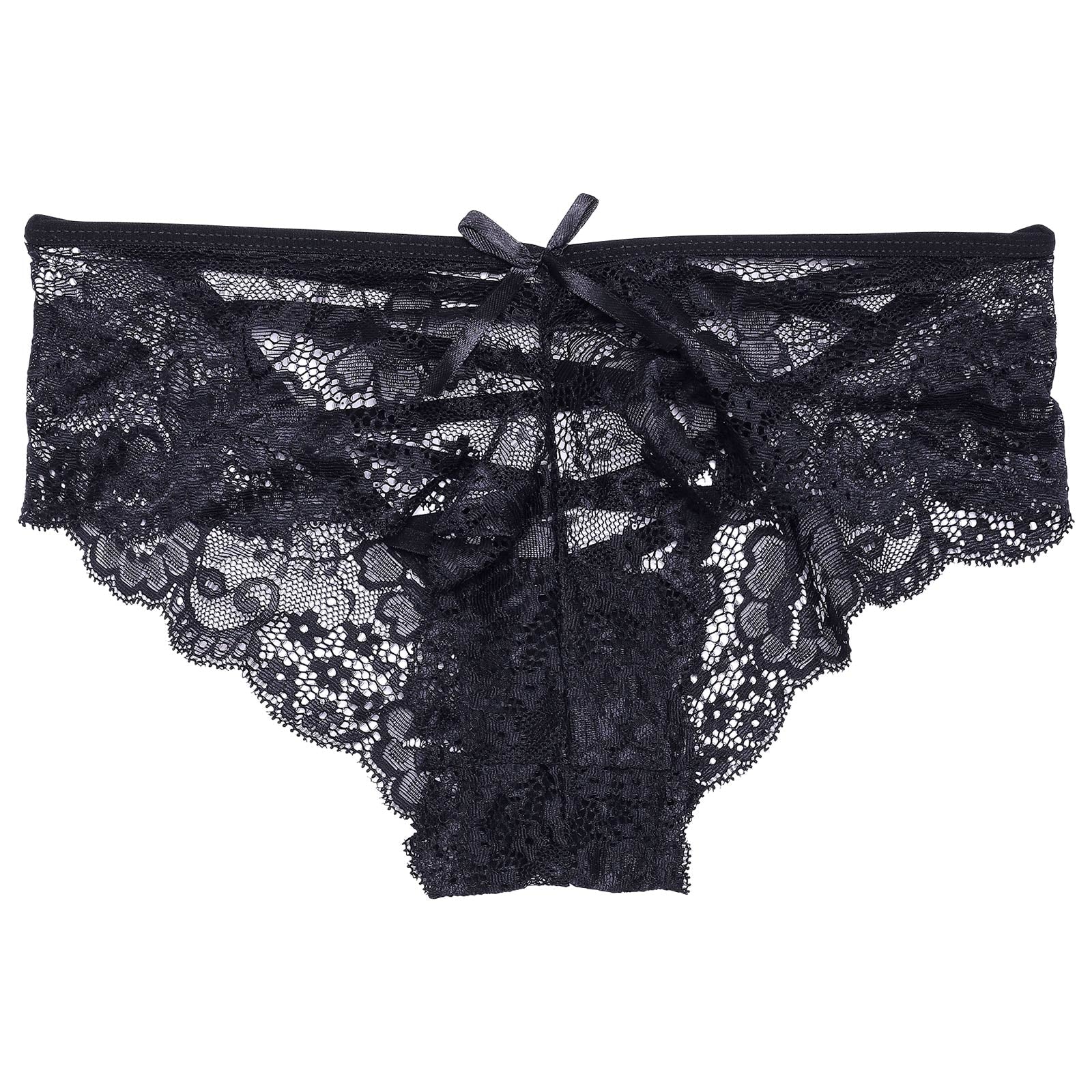 バッククロスフラワーレースフルバックショーツ単品