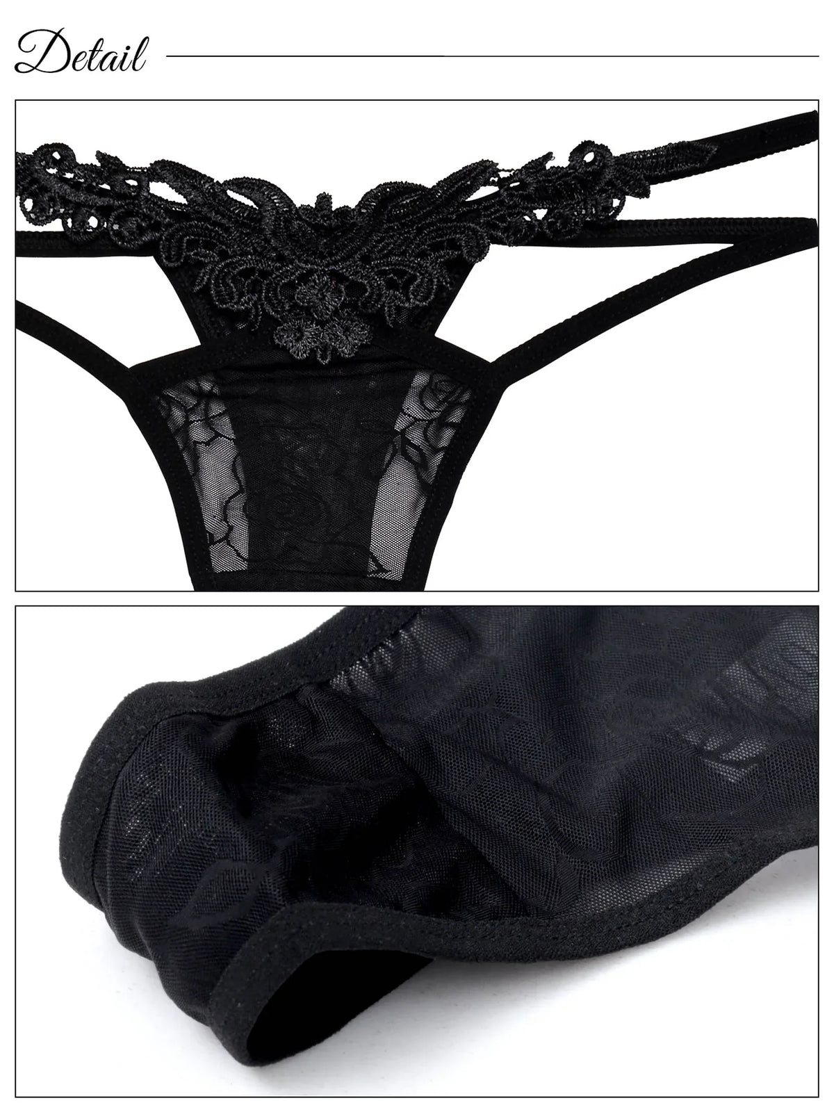 2/21再販!ケミカルレースサイドストリングTバックショーツ単品 - 【公式】247Lingerie