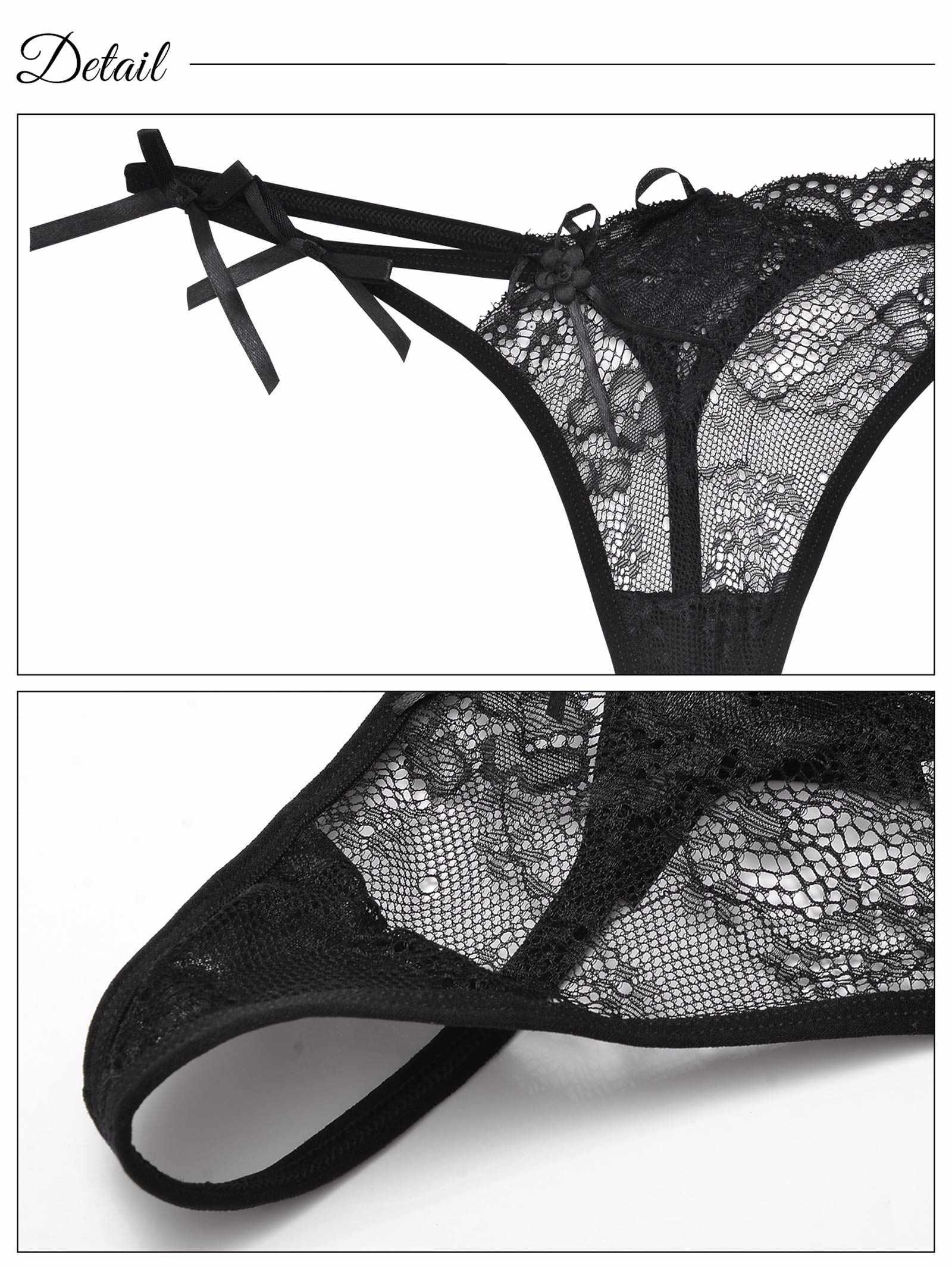 アシメリボンレーシィTバックショーツ単品 - 【公式】247Lingerie