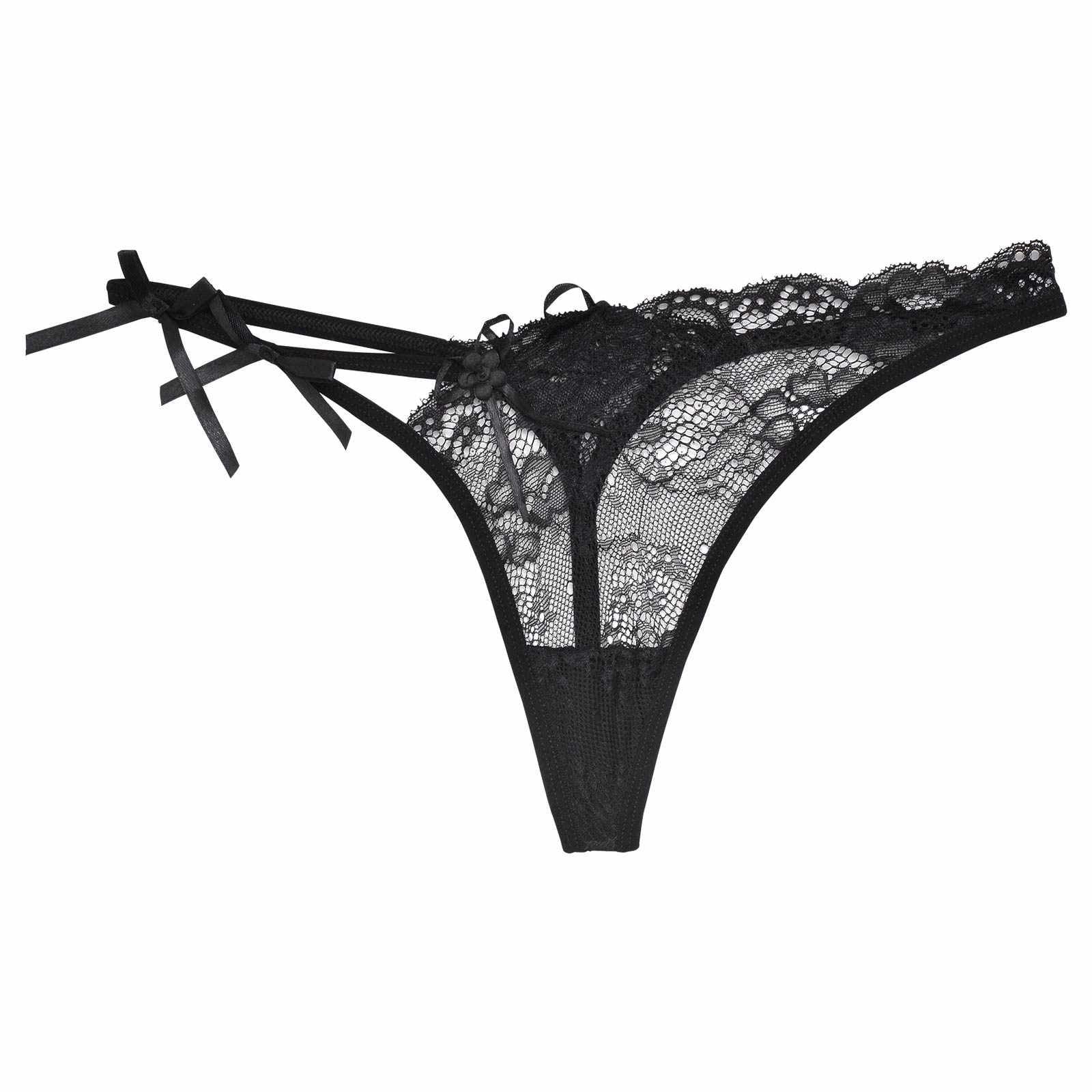アシメリボンレーシィTバックショーツ単品 - 【公式】247Lingerie