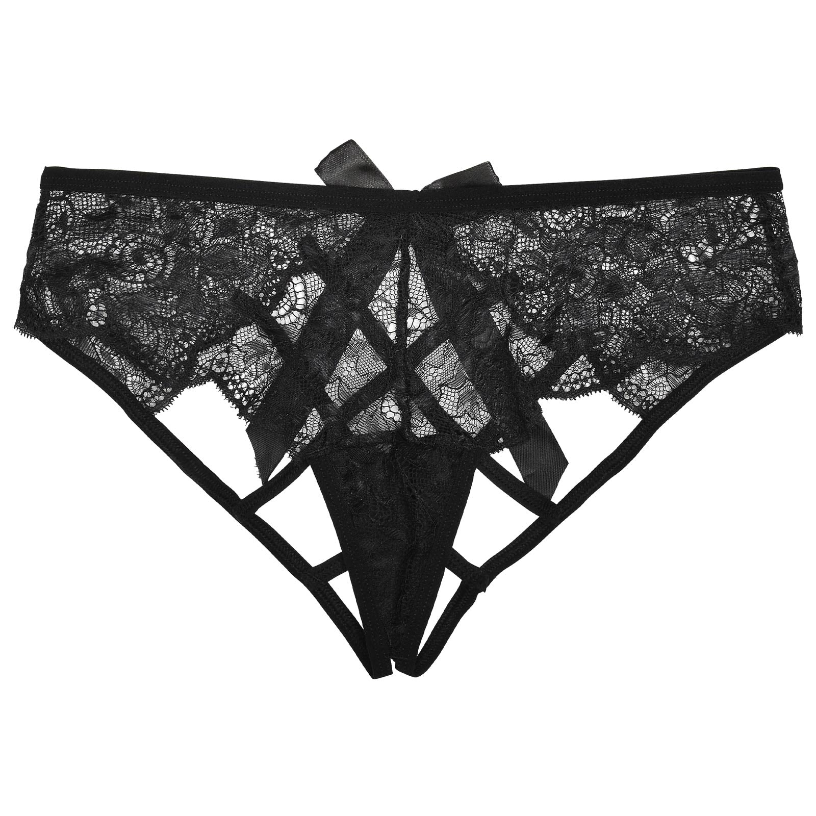 12/16再販!コードリボンレーシィフルバックショーツ単品