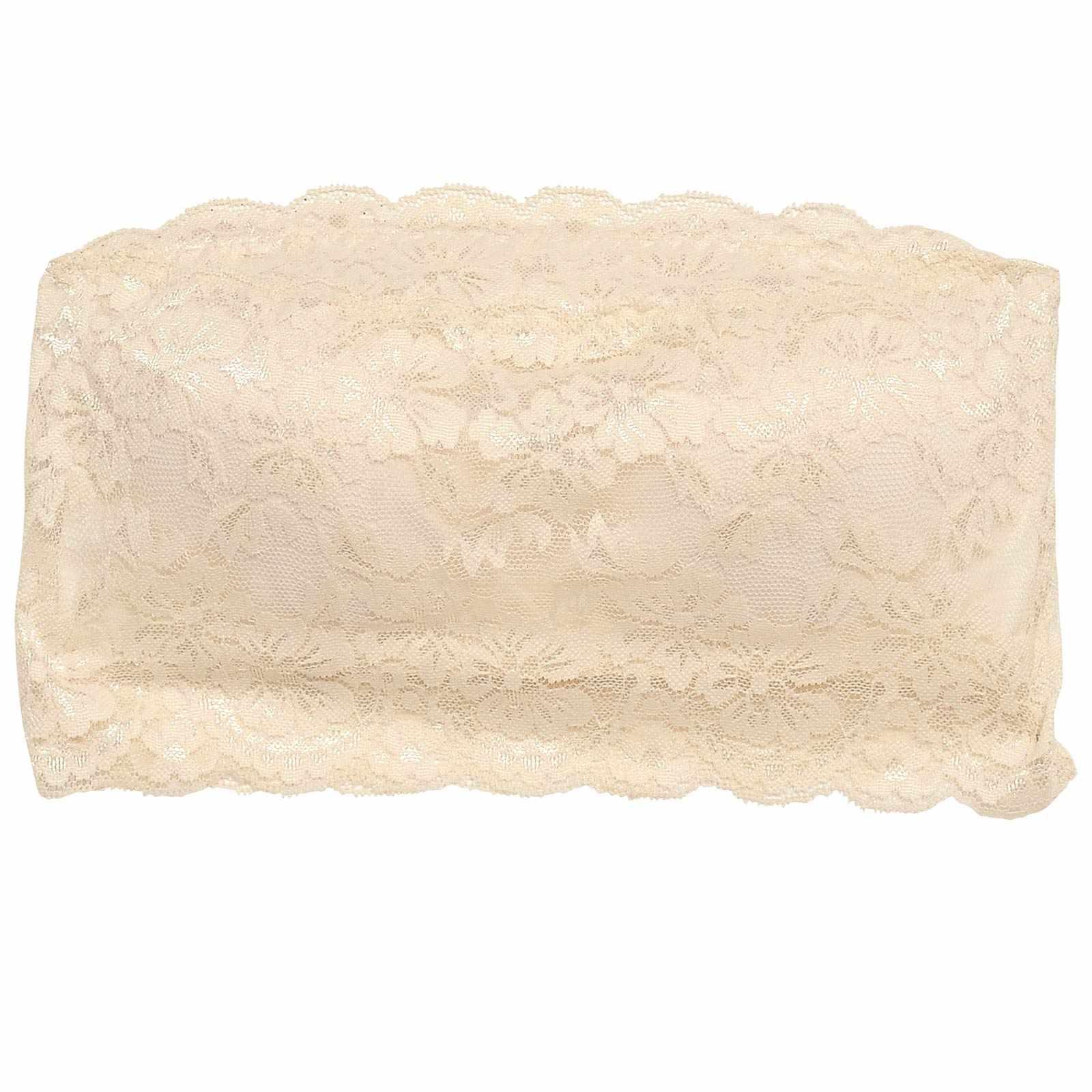 2/11再販!【ノンワイヤー】フラワー総レースチューブブラジャー単品 - 【公式】247Lingerie