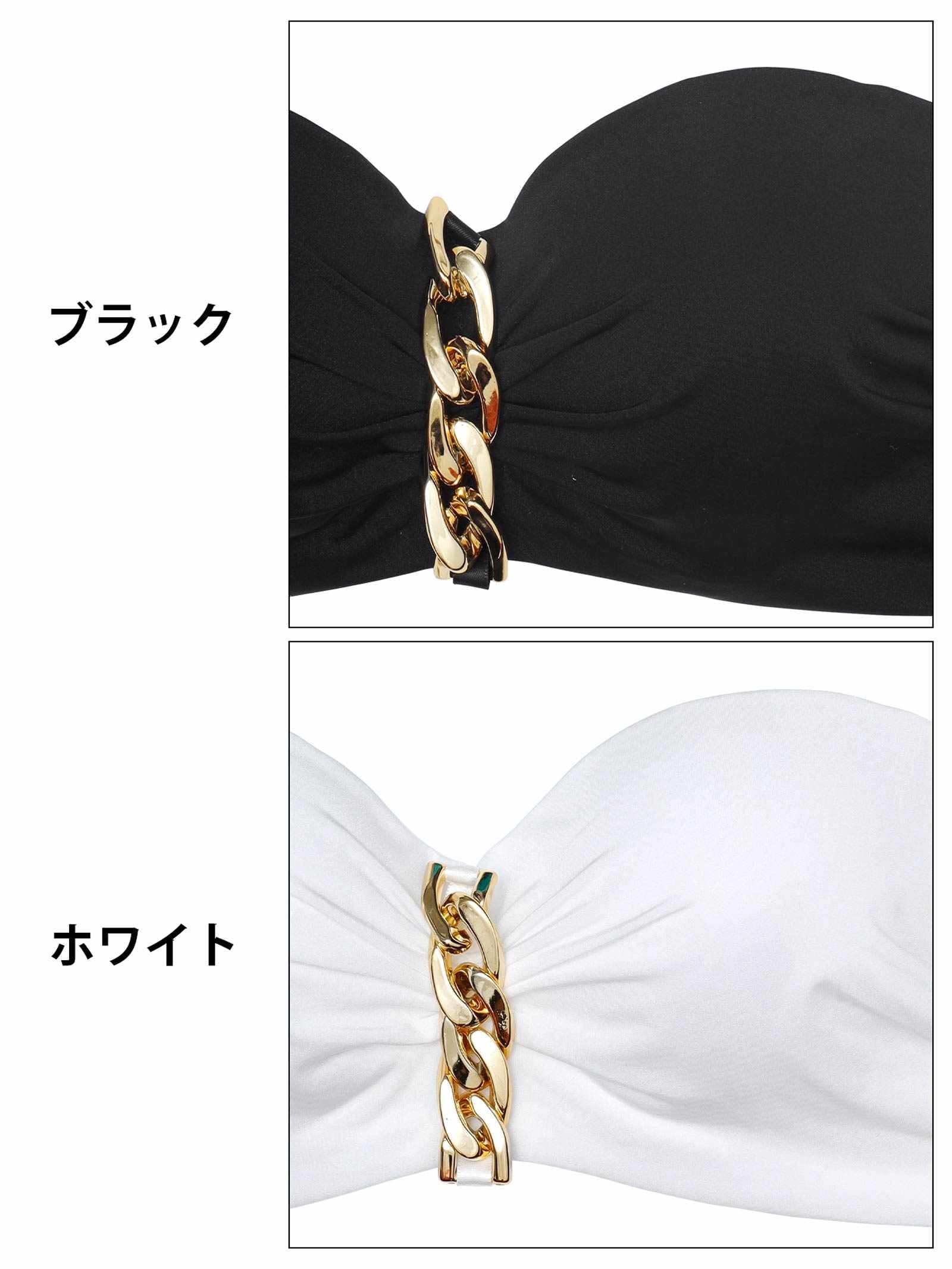 8/1新作!【ノンワイヤー】スパークリングチェーンチューブブラジャー単品