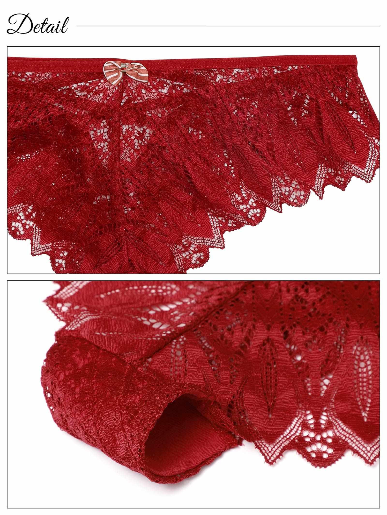 2/3再販!レーシィリボンクロスコードハーフバックショーツ単品 - 【公式】247Lingerie