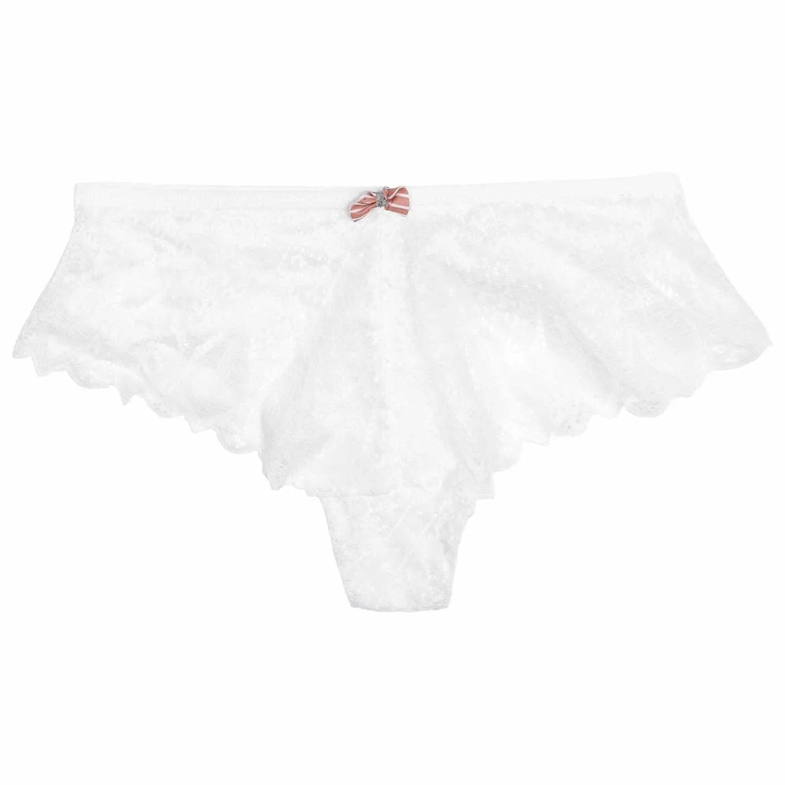 2/3再販!レーシィリボンクロスコードハーフバックショーツ単品 - 【公式】247Lingerie