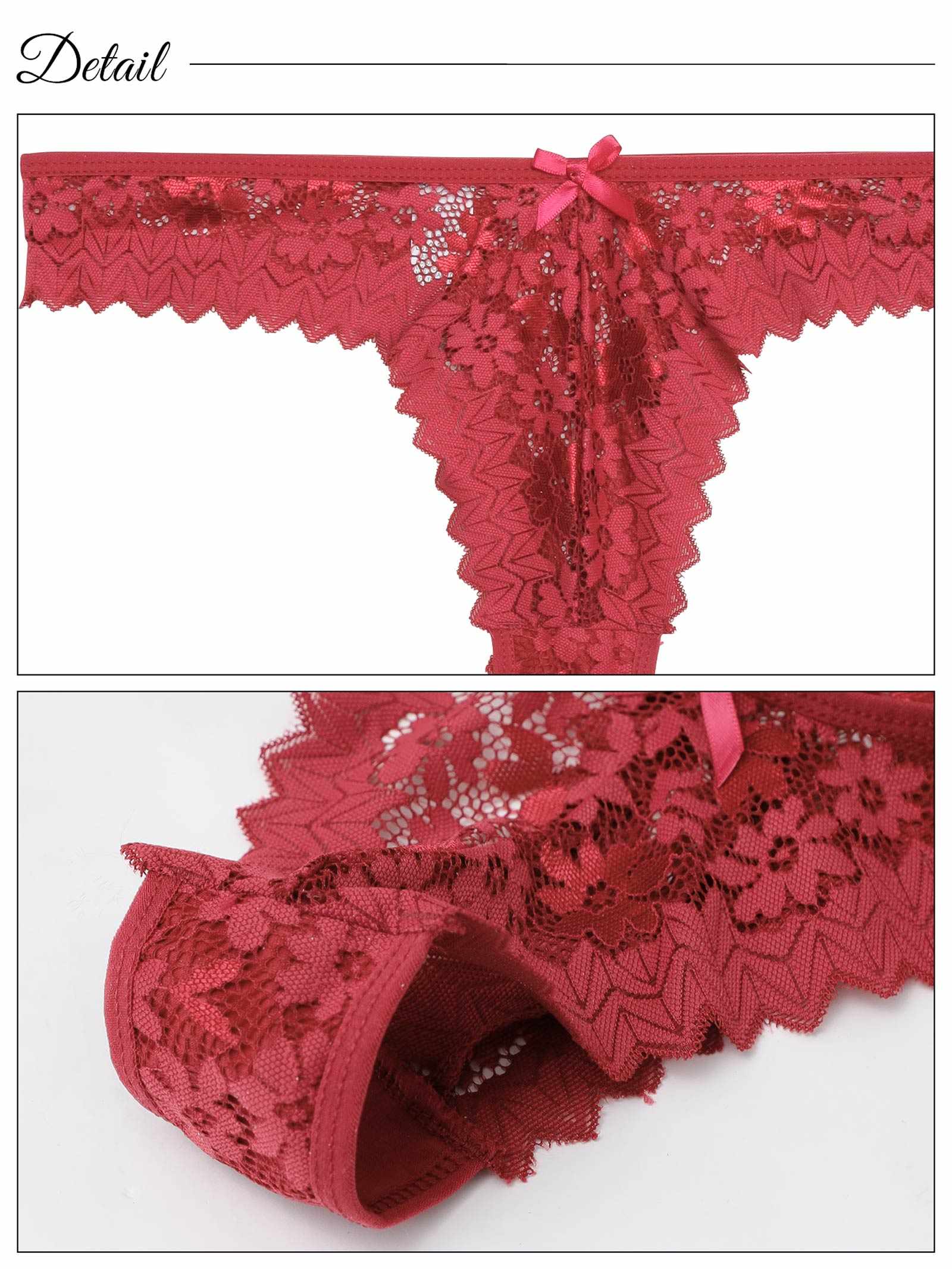 4/25新作!シアーブルーム総レースTバックショーツ単品