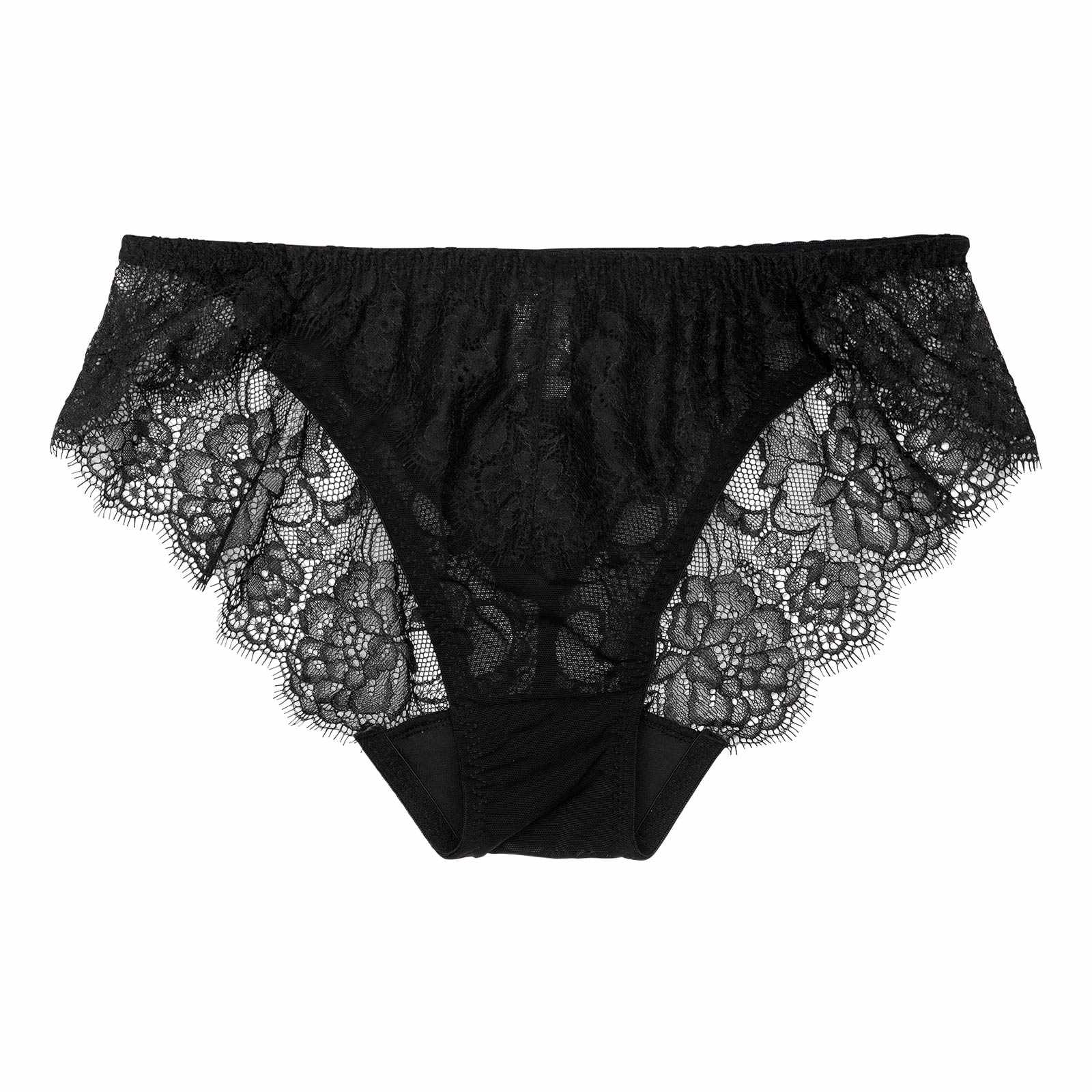 アイラッシュレースバック透けフルバックショーツ単品