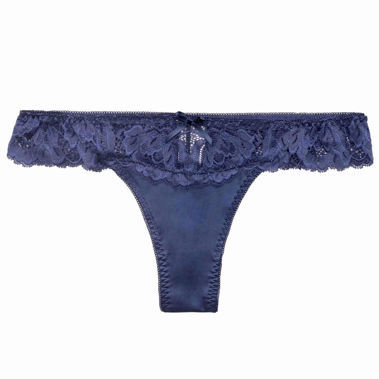 5/28再販!シンプルシアーレースTバックショーツ単品