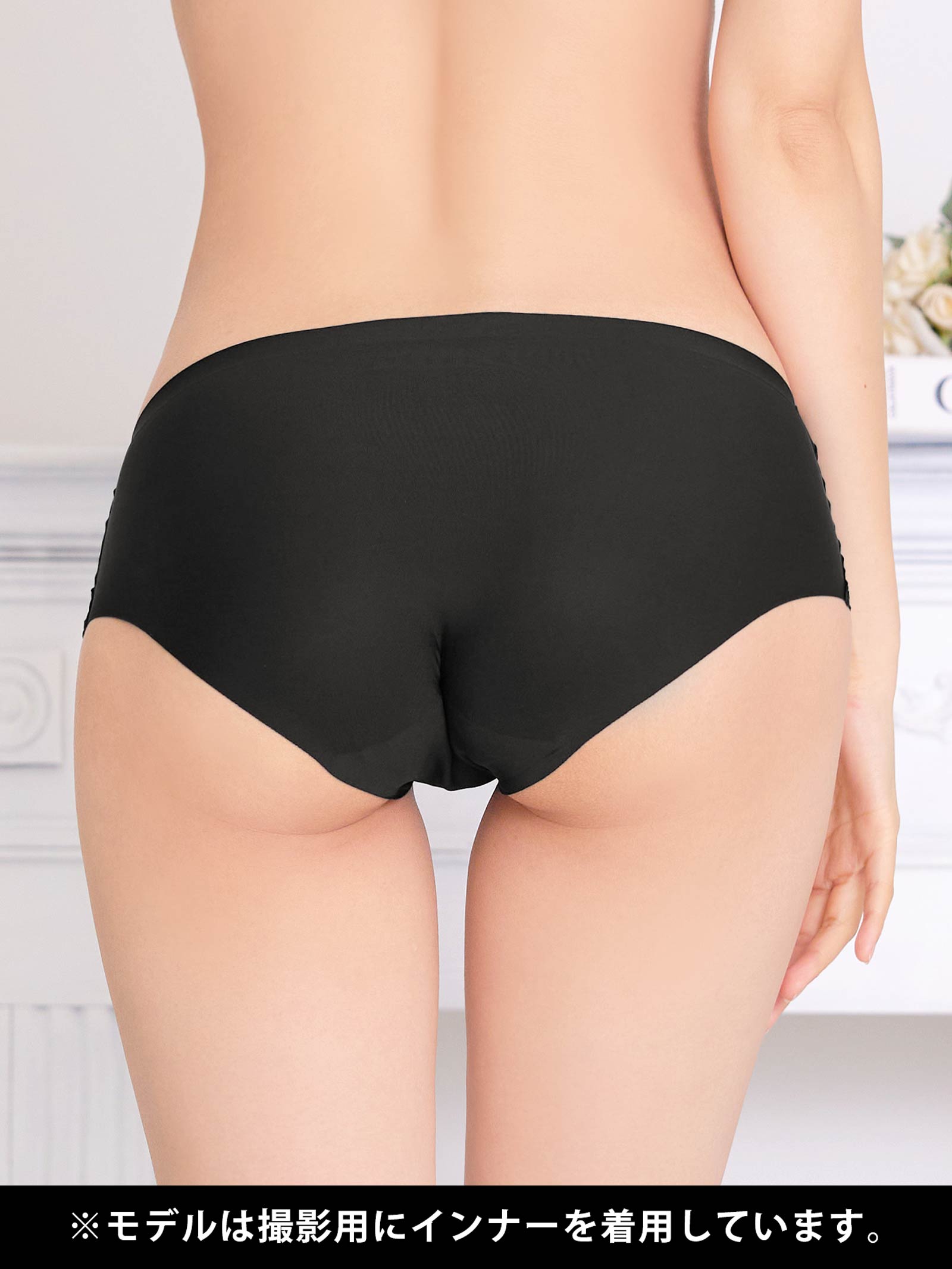 3/22新作!ストレッチシームレスフルバックショーツ単品