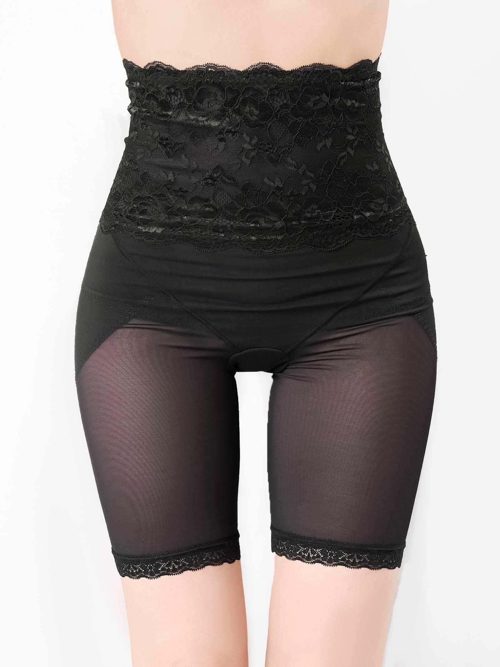 9/22新作!フラワーレースハイウエスト骨盤サポートガードル